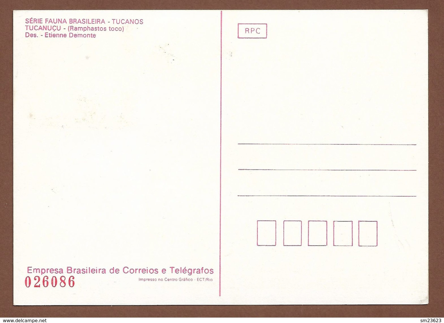 Brasilien  1983 , Serie Fauna Brasileira - Tucanos - Maximum Card Nr. 026086 - First Day  21.5.83 - Maximumkarten