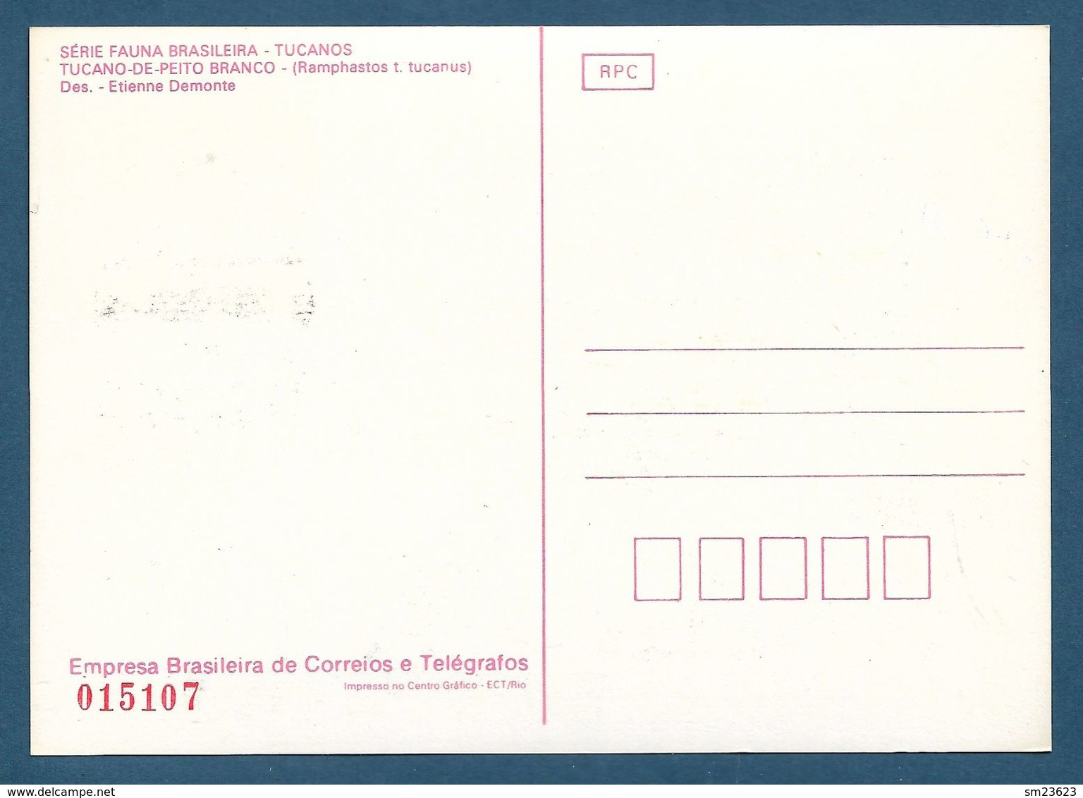 Amerika / Brasilien  1983 , Serie Fauna Brasileira - Tucanos - Maximum Card Nr. 015107 - First Day  21.5.83 - Cartoline Maximum
