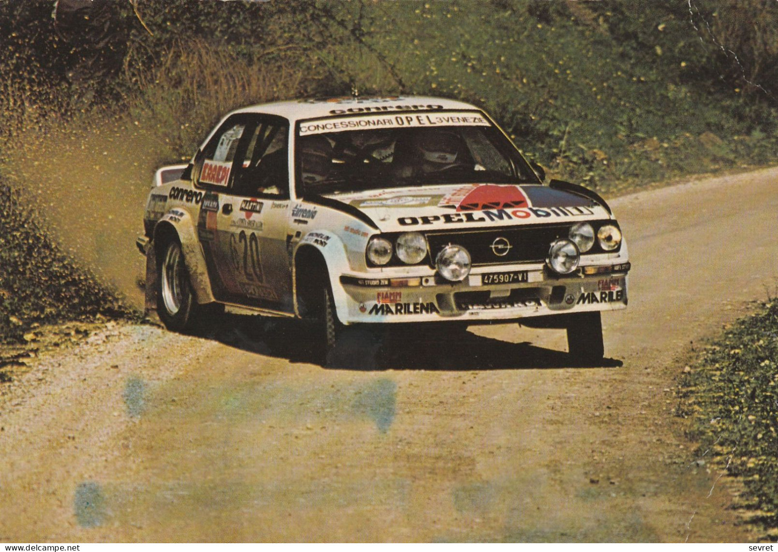 OPEL ASCONA. - Pilotes BIASION SEVERO - Rally's