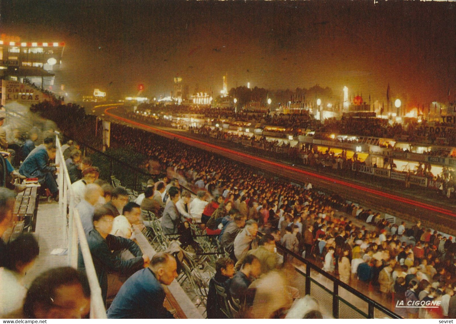 LES "24Heures" DU MANS . - Le Circuit Pendant La Nuit - Le Mans