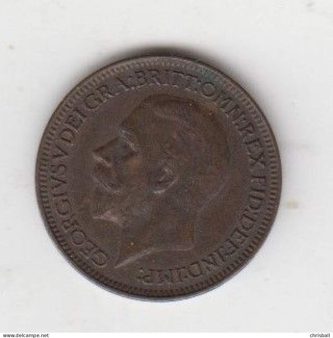 Great Britain 1926 George V, Farthing KM825 - Otros & Sin Clasificación