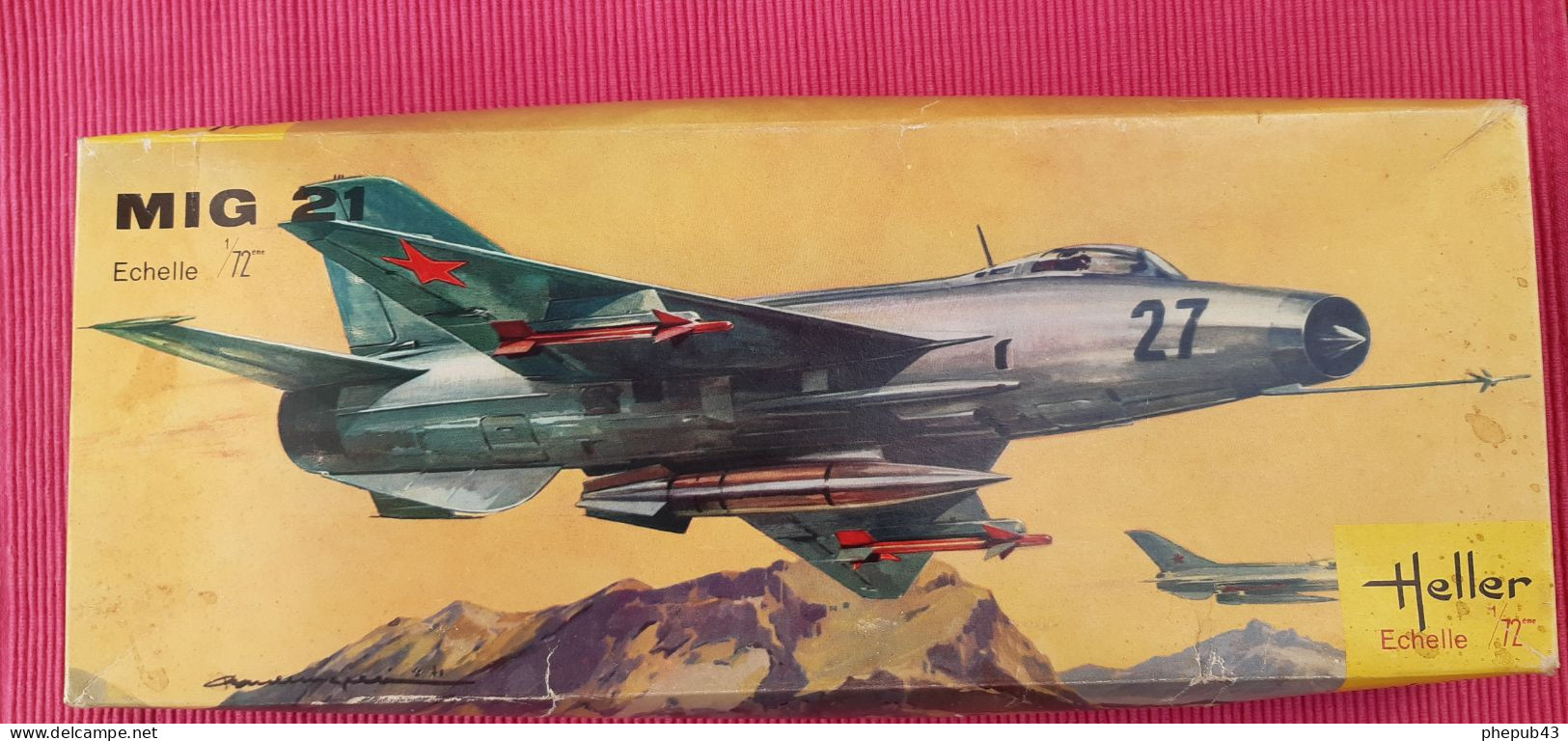 Mig 21 - Russian Army - Model Kit - Heller (1:72) - Vliegtuigen