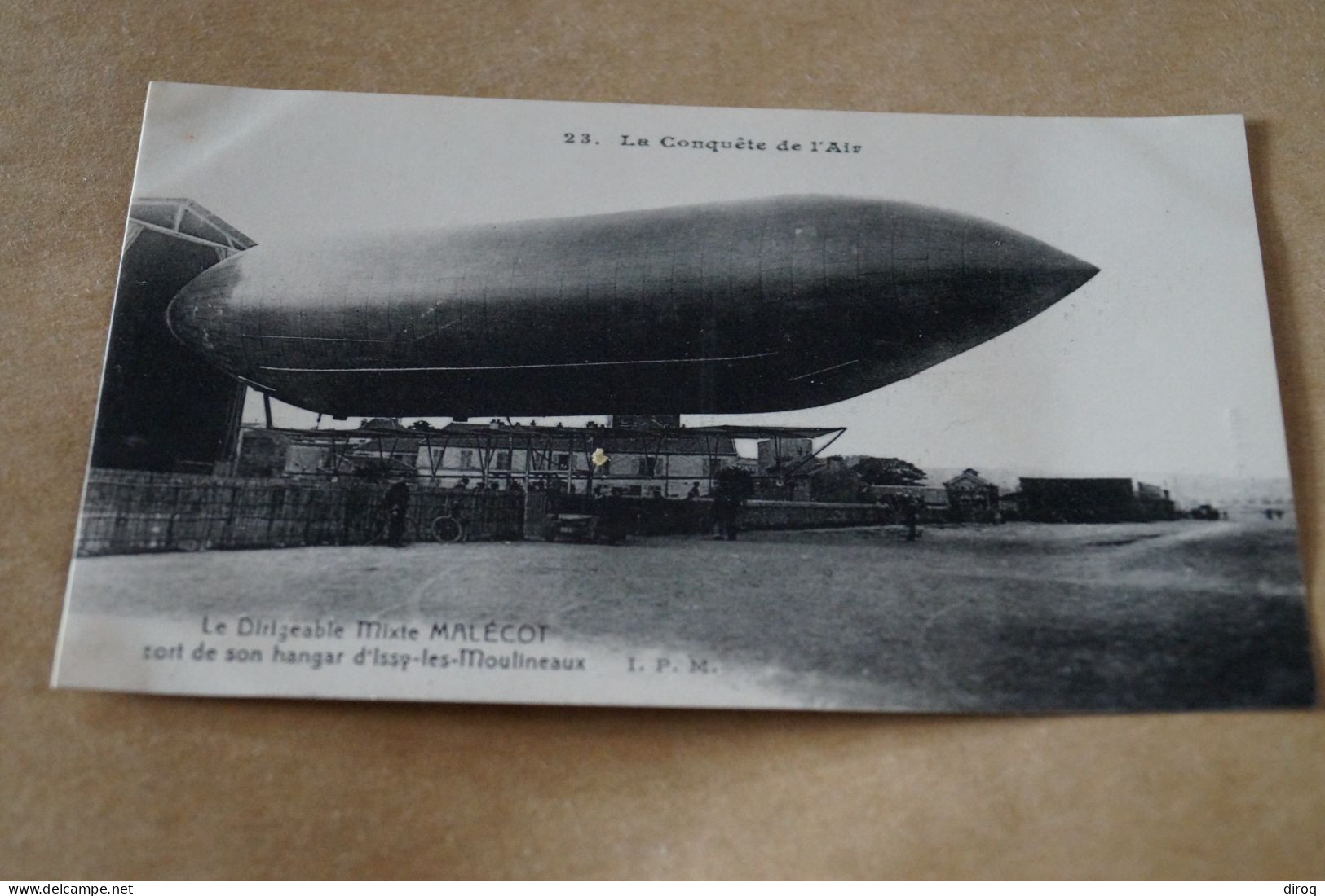 Ballon Dirigeable, Mixte Malécot,Issy-les-Moulineaux,ancienne Carte Postale Pour Collection - Airships