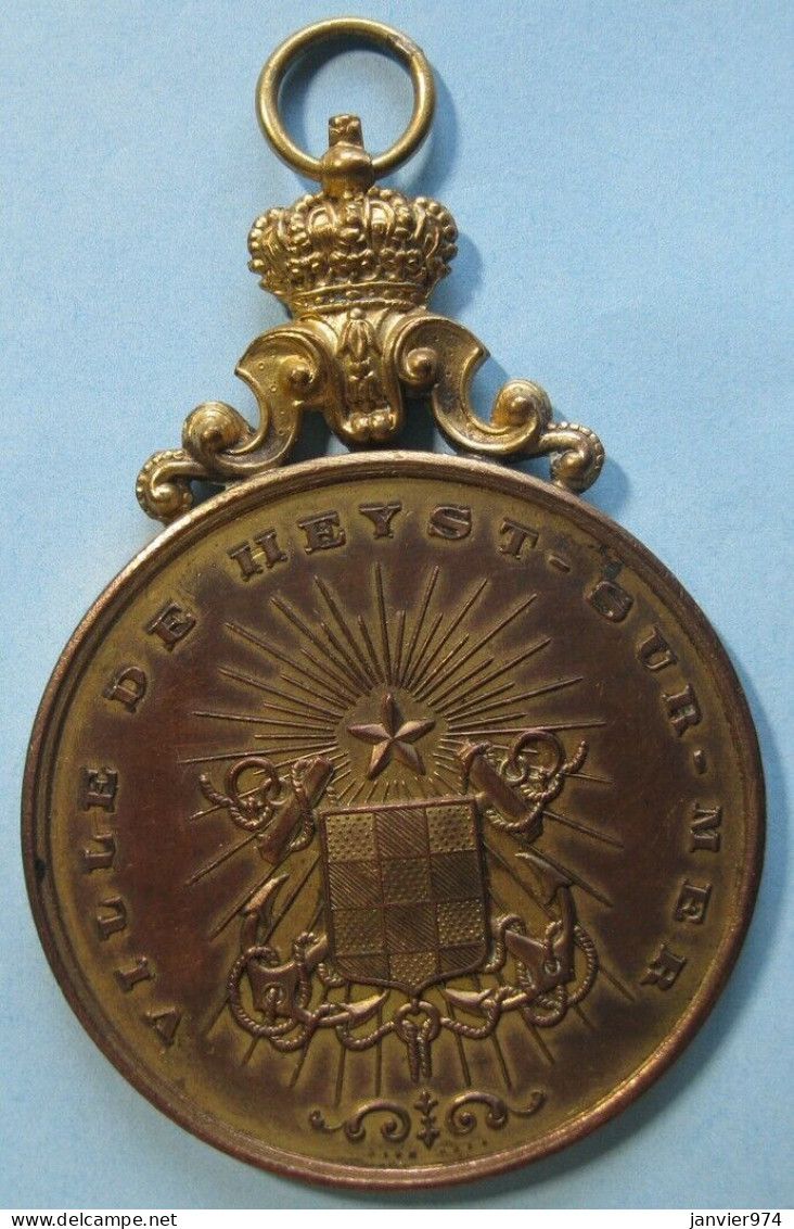 Médaille En Cuivre Ville De Heyst Sur Mer, Corso Fleuri 24 Aout 1903 - Autres & Non Classés