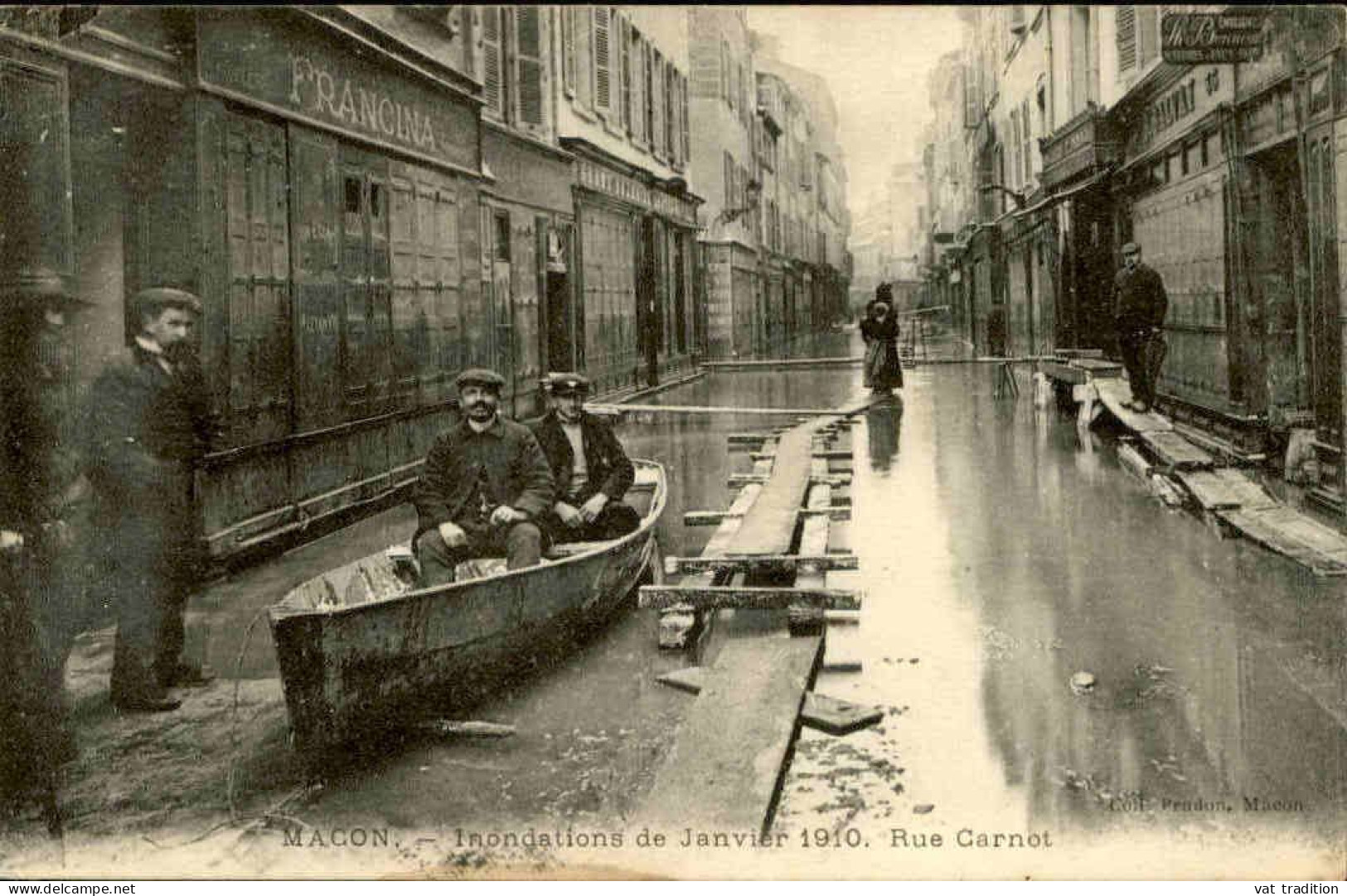 ÉVÉNEMENTS - Inondations De 1910 à Macon - Rue Carnot - L 146038 - Floods