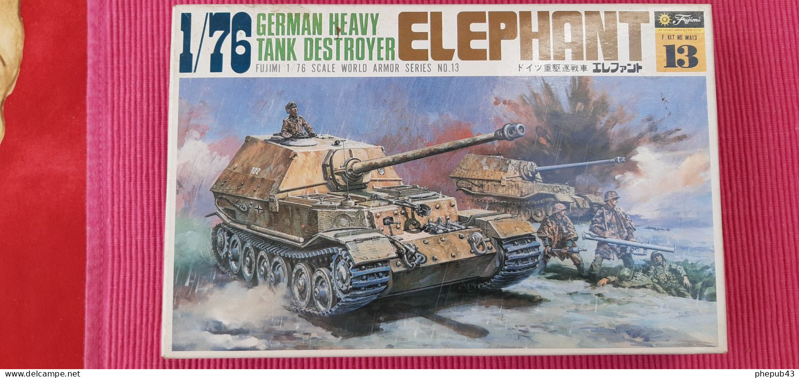 Elephant Heavy Tank Destroyer - Germany - Model Kit - World Armor Series - Fujimi (1:76) - Veicoli Militari