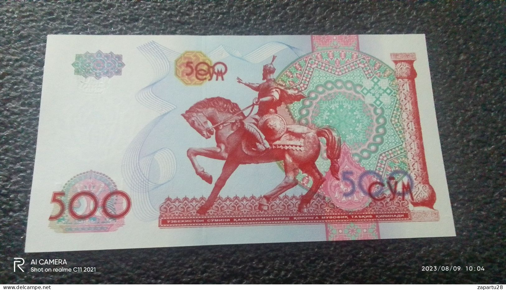 ÖZBEKİSTAN--      500SOM        UNC - Ouzbékistan