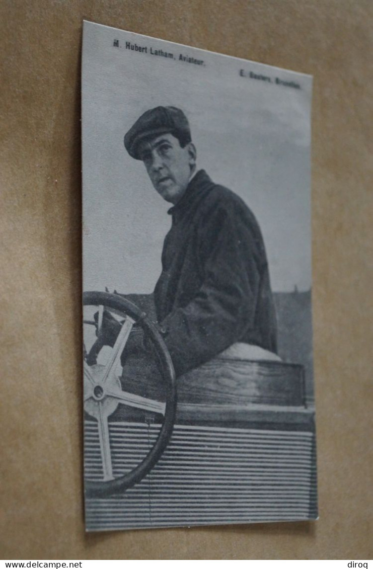 Aviation ,aviateur, Hubert Lathman, Ancienne Carte Photo Originale, Pour Collection - Piloten