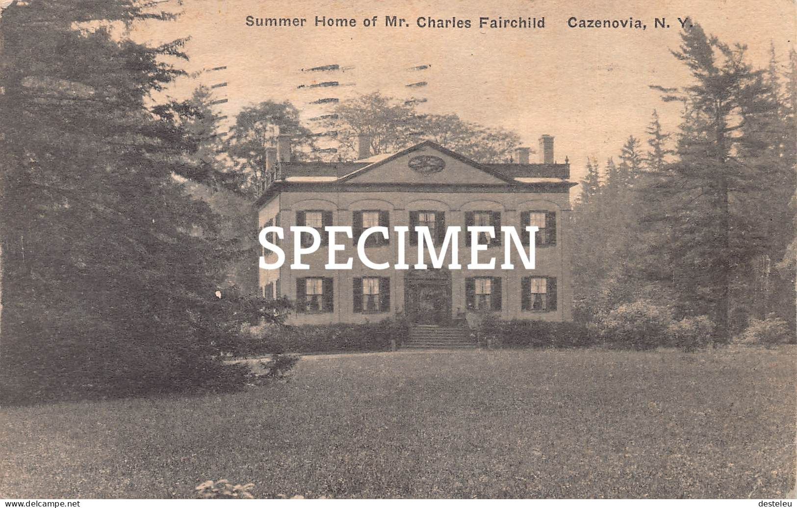 Summer House Of Mr. Charles Failrchild - Cazenovia  - New York - Buffalo