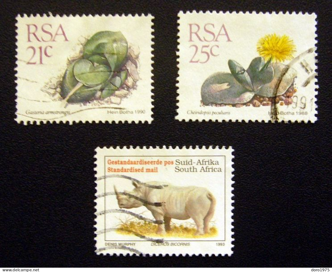 SOUTH AFRICA - 3 Stamps - Used - #199 - Usati