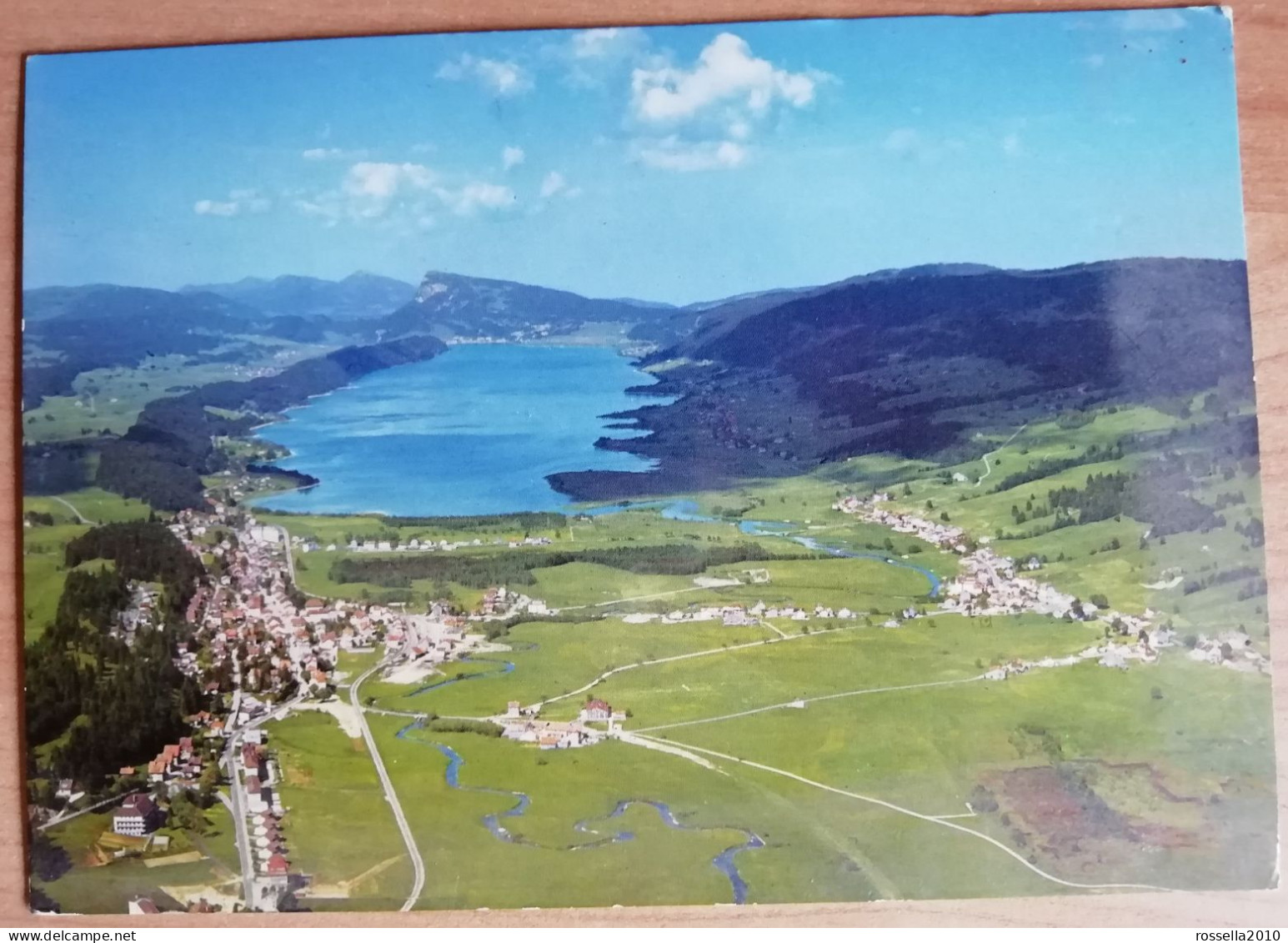 Cartolina 1971 SVIZZERA LAC DE JOUX ET DENT DE VAULION SWISS POSTCARD SCHWEIZ ANSICHTSKARTEN - Vaulion