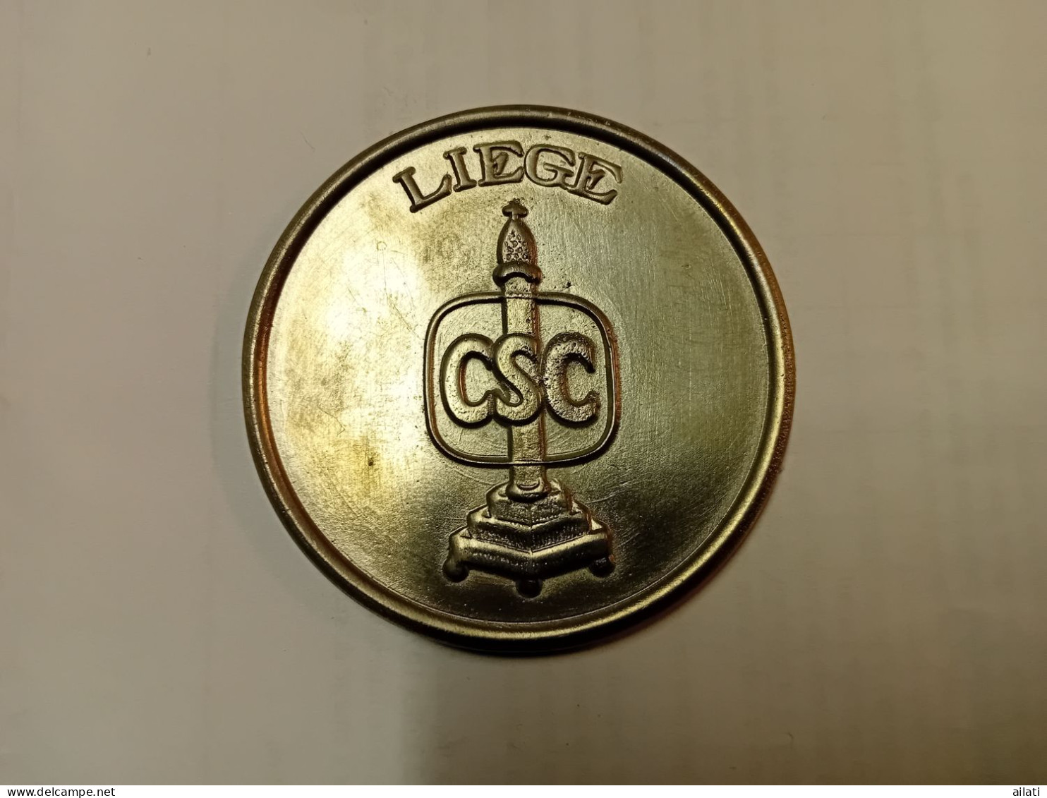 Une Médaille De La CSC Province De Liége - Unternehmen