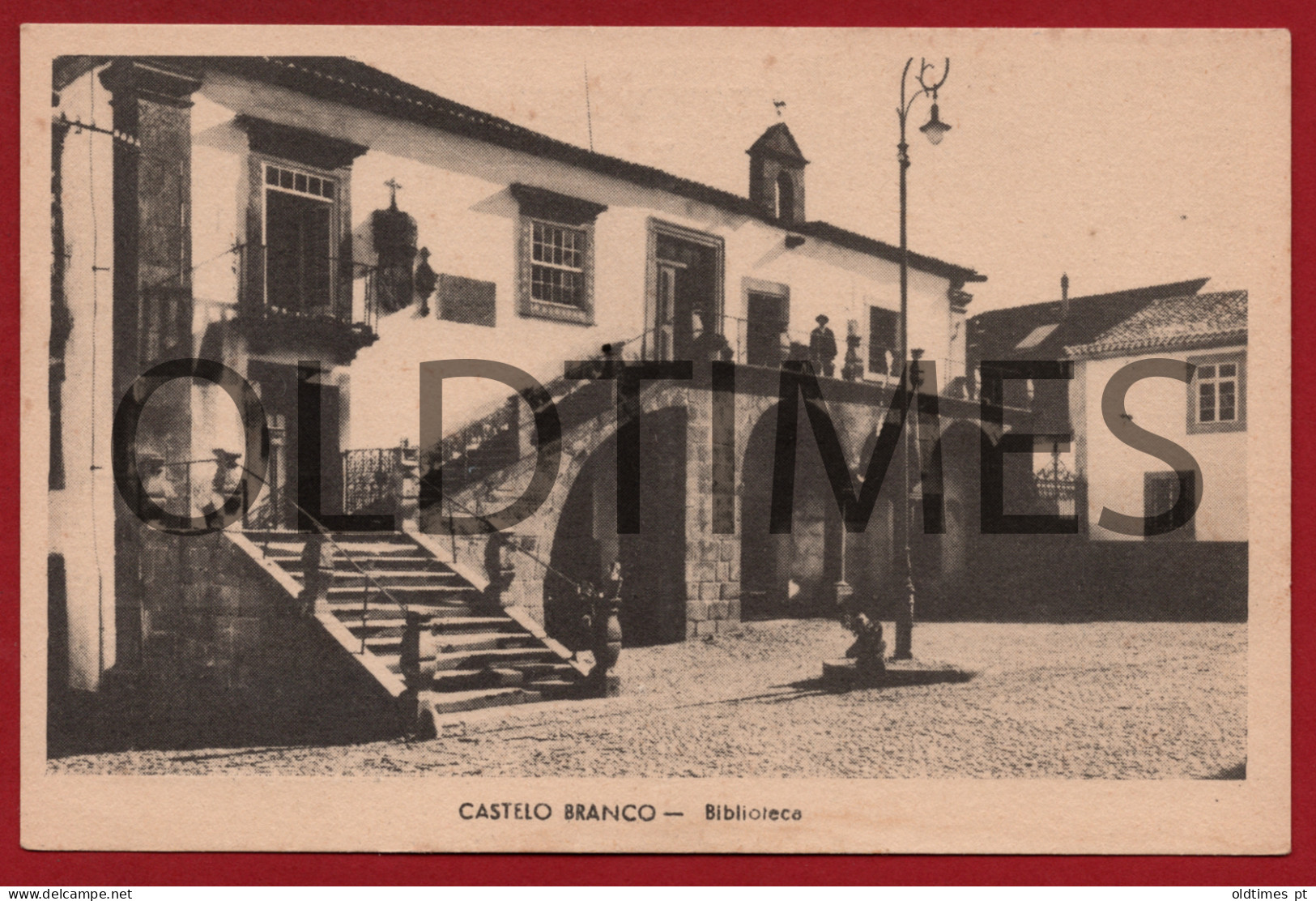 PORTUGAL - CASTELO BRANCO - BIBLIOTECA - ANOS 40  - Castelo Branco