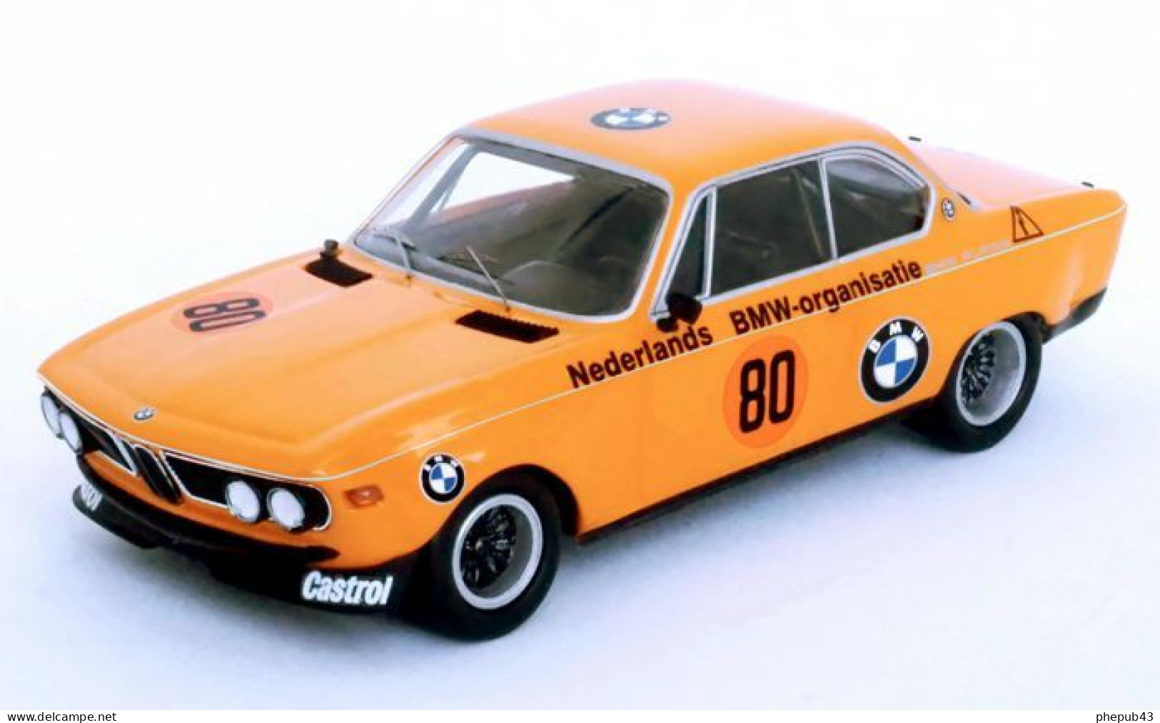 BMW 2800 CS - Zandvoort 1972 #80 - Rob Slotemaker - Troféu - Trofeu