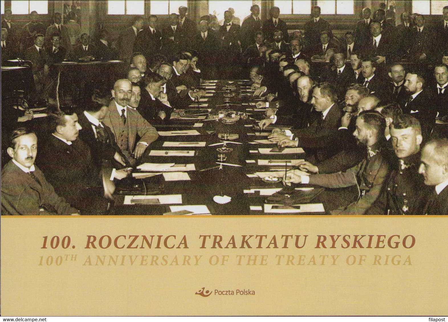 Poland 2021 Booklet / 100th Anniversary Of Peace Of Riga, Treaty Of Riga, Polish–Soviet War End / With Stamp MNH** New!! - Booklets