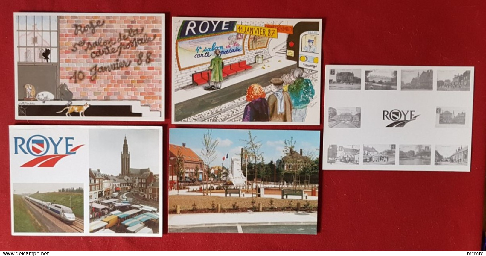9 Cartes D'entrée Bourse, Salon Collection - Roye -( 80. Somme) - Roye
