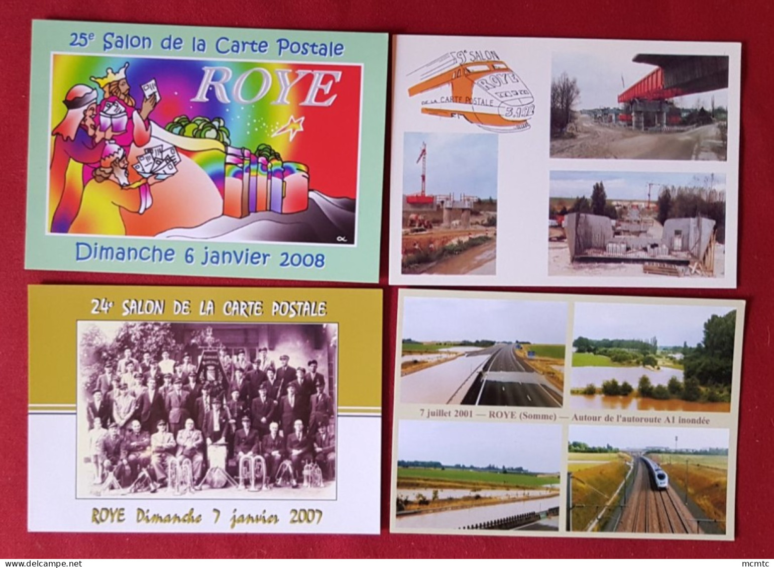 9 Cartes D'entrée Bourse, Salon Collection - Roye -( 80. Somme) - Roye