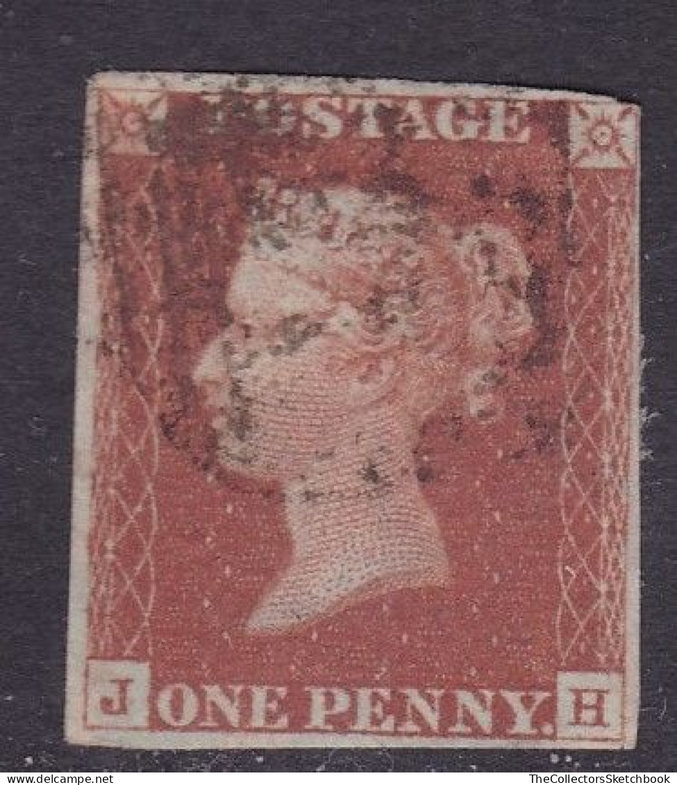 GB Victoria Line Engraved  Penny Red . (JH) Good Used. - Oblitérés