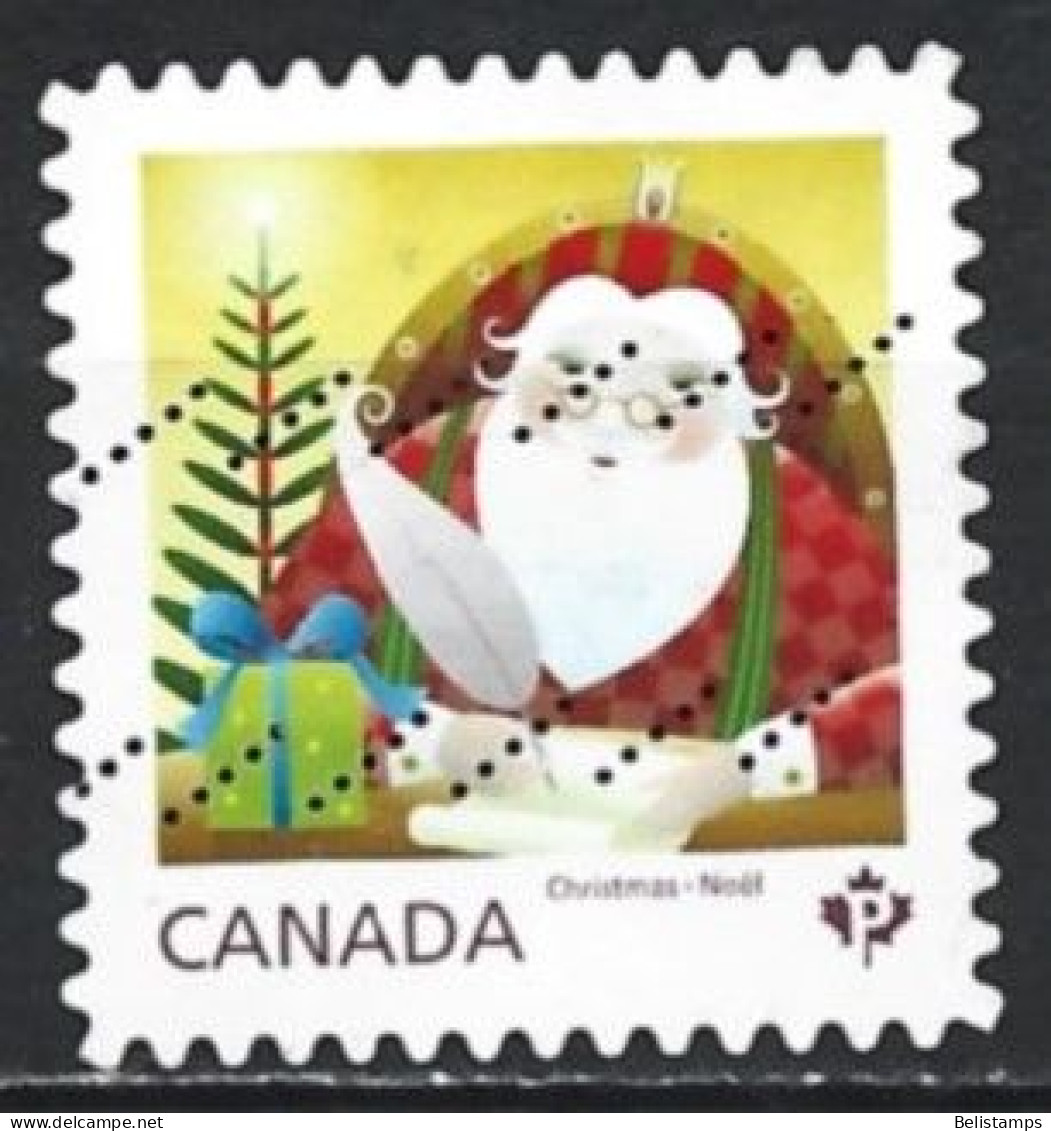 Canada 2014. Scott #2798 (U) Christmas, Santa Claus Writing Letter - Oblitérés