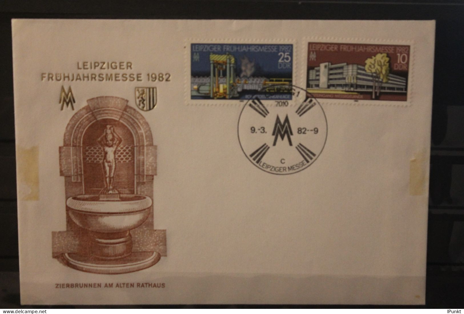 DDR 1982;  Leipziger Frühjahrsmesse 1982, Messebrief; MiNr. 2683-84, ESST - Briefomslagen - Gebruikt