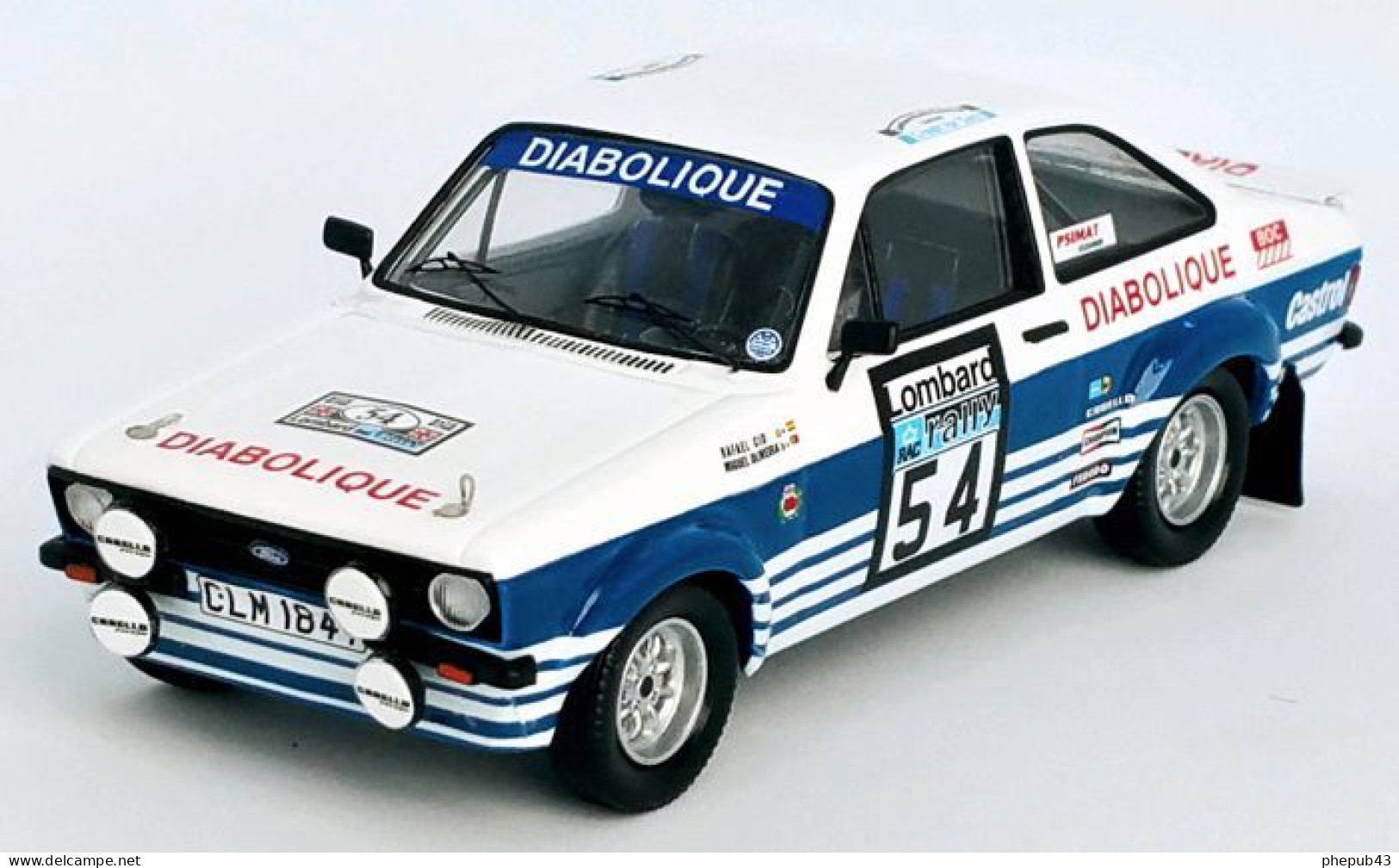 Ford Escort MK2 - RAC Rally 1980 #54 - Rafael CID/Miguel Oliveira - Troféu - Trofeu