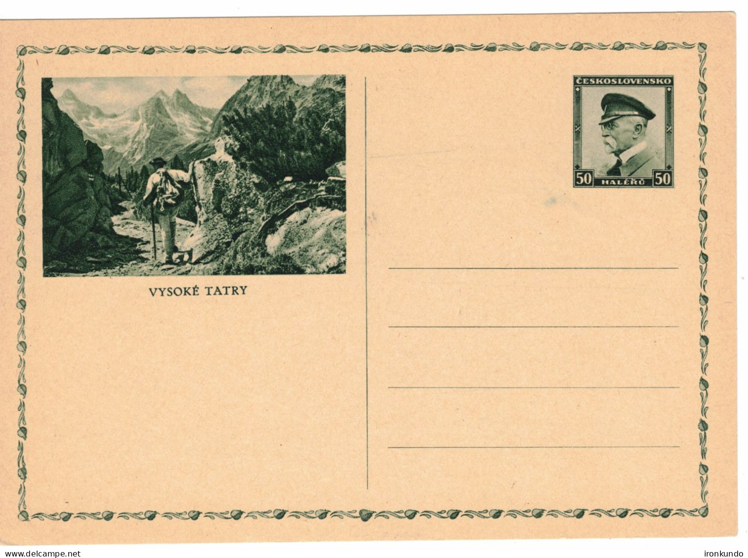 Illustrated Postal Card Vysoké Tatry ** - CDV61 56 - Postcards