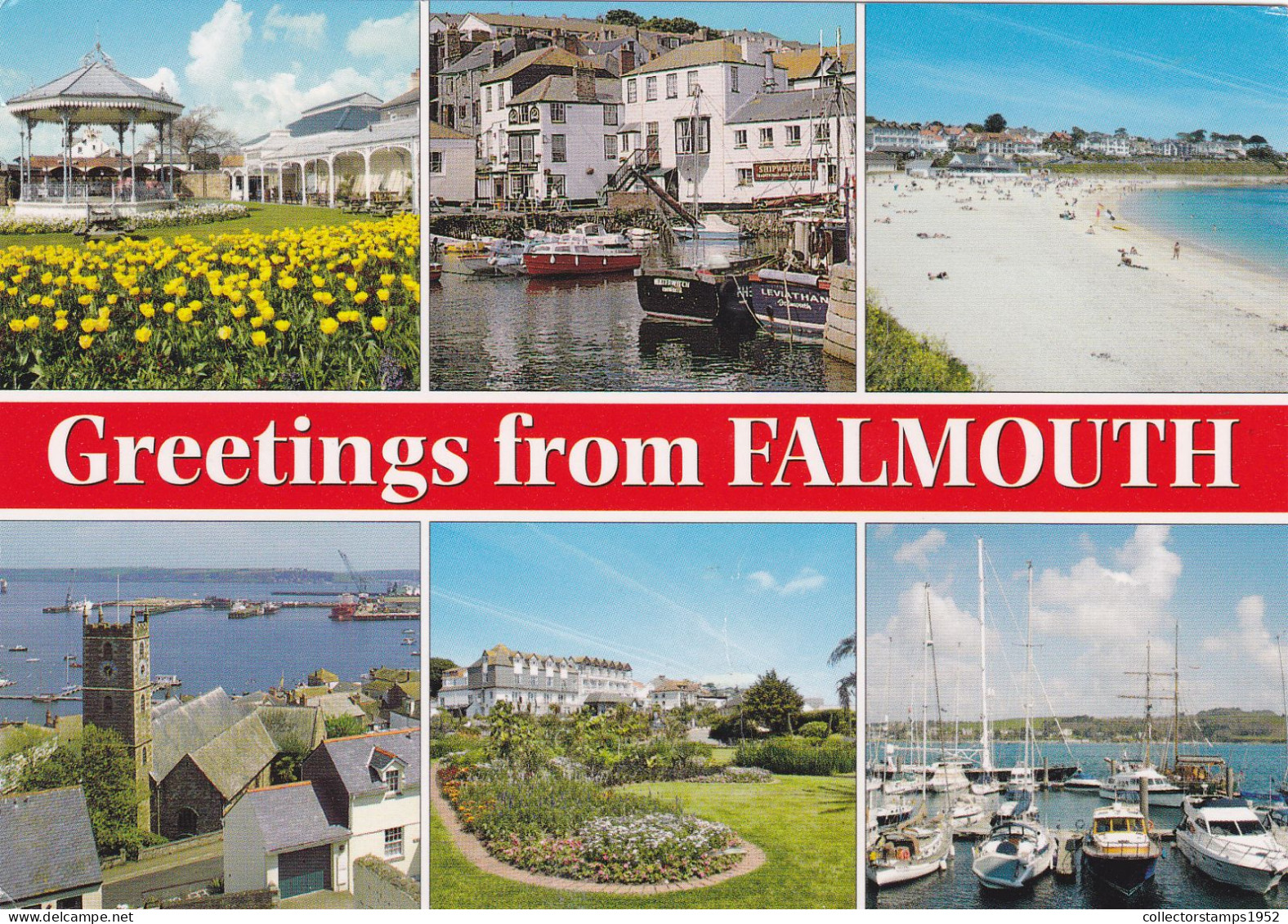 FALMOUTH, CORNWALL, GARDEN, HOUSE, BEACH, CHURCH, HARBOUR, UNITED KINGDOM - Falmouth