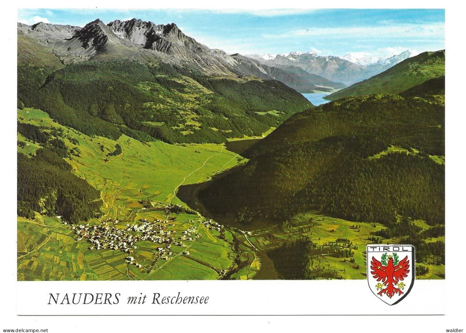 6543  NAUDERS / TIROL  -- LUFTBILD - Nauders