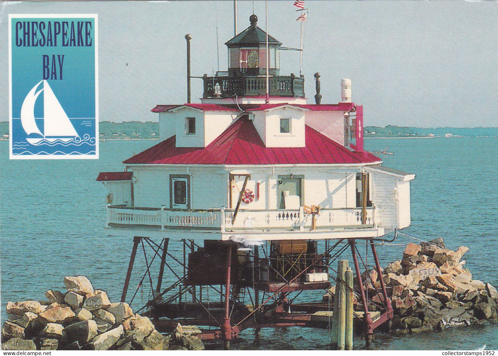 CHESAPEAKE BAY, THOMAS POINT LIGHTHOUSE, ANNAPOLIS, MARYLAND, UNITED STATES - Annapolis