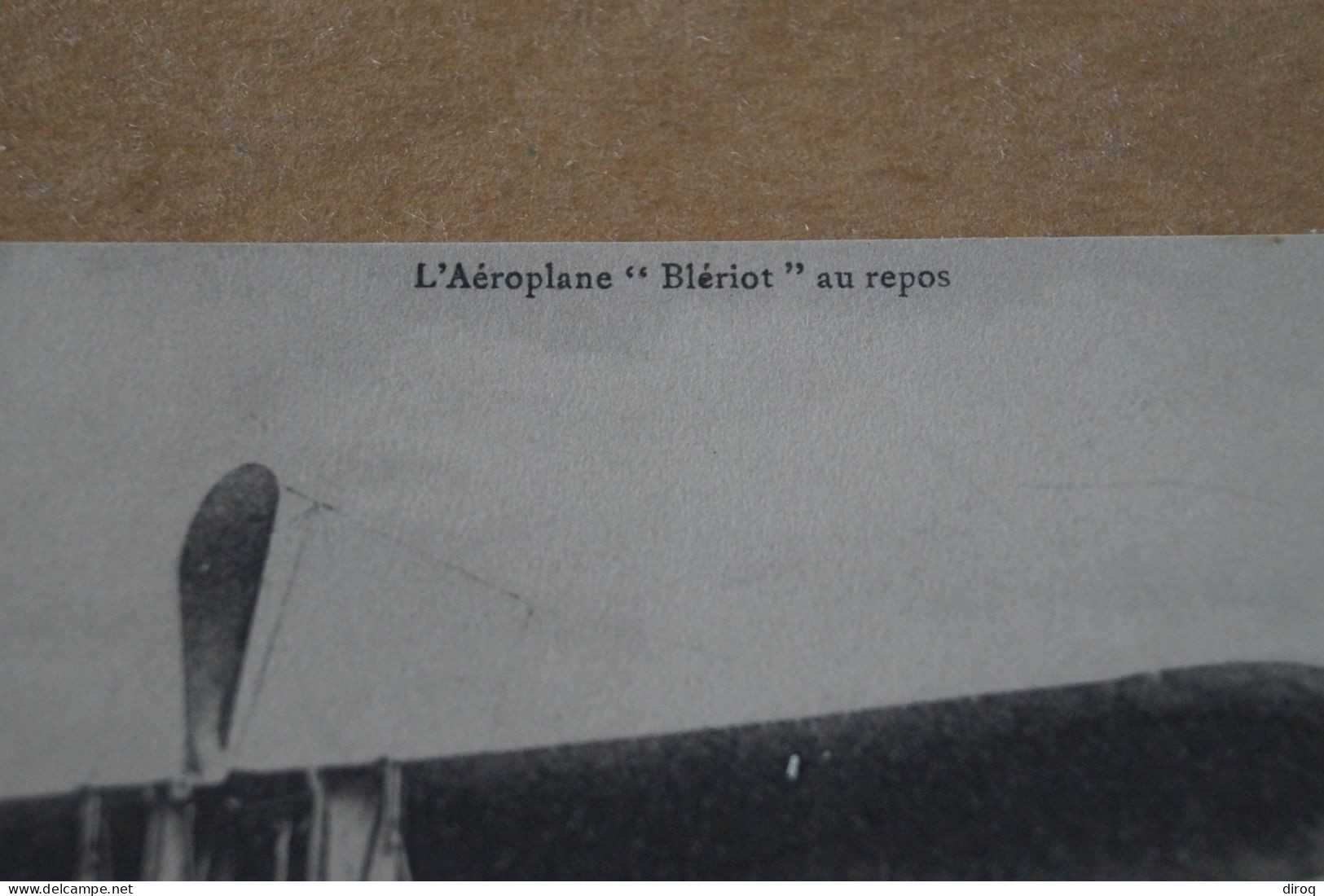 Aviation ,aviateur,l'Aéroplane Blériot Au Repos, Ancienne Carte Postale,collection - Aviateurs
