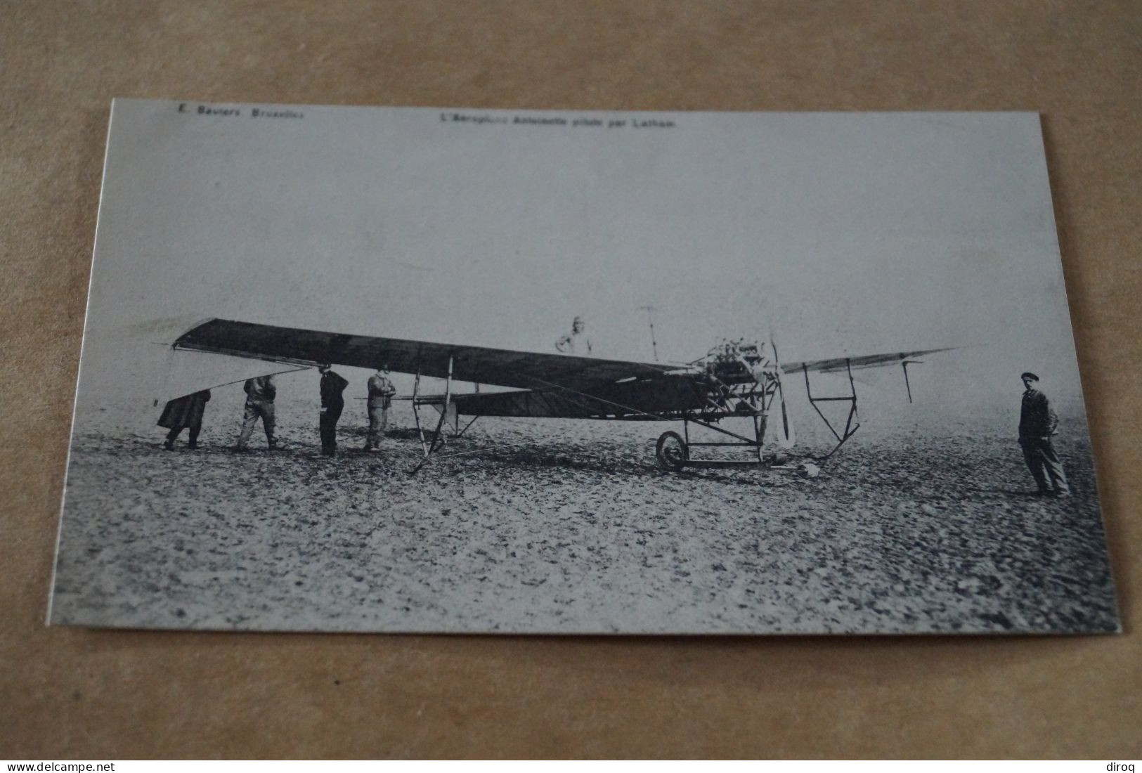 Aviation ,aviateur,l'Aéroplane Antoinette Piloté Par Latham, Ancienne Carte Postale,collection - Piloten