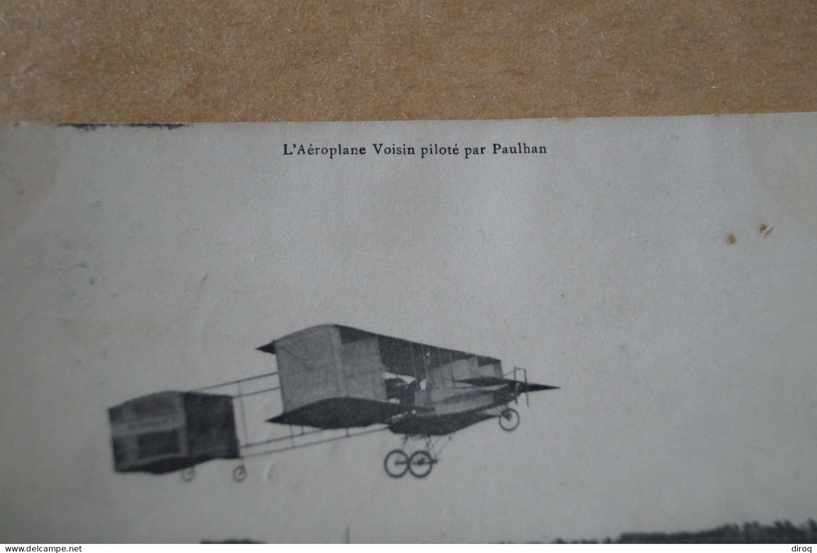 Aviation ,aviateur,l'Aéroplane Voisin Piloté Par Paulhan,1909, Ancienne Carte Postale,collection - Aviateurs