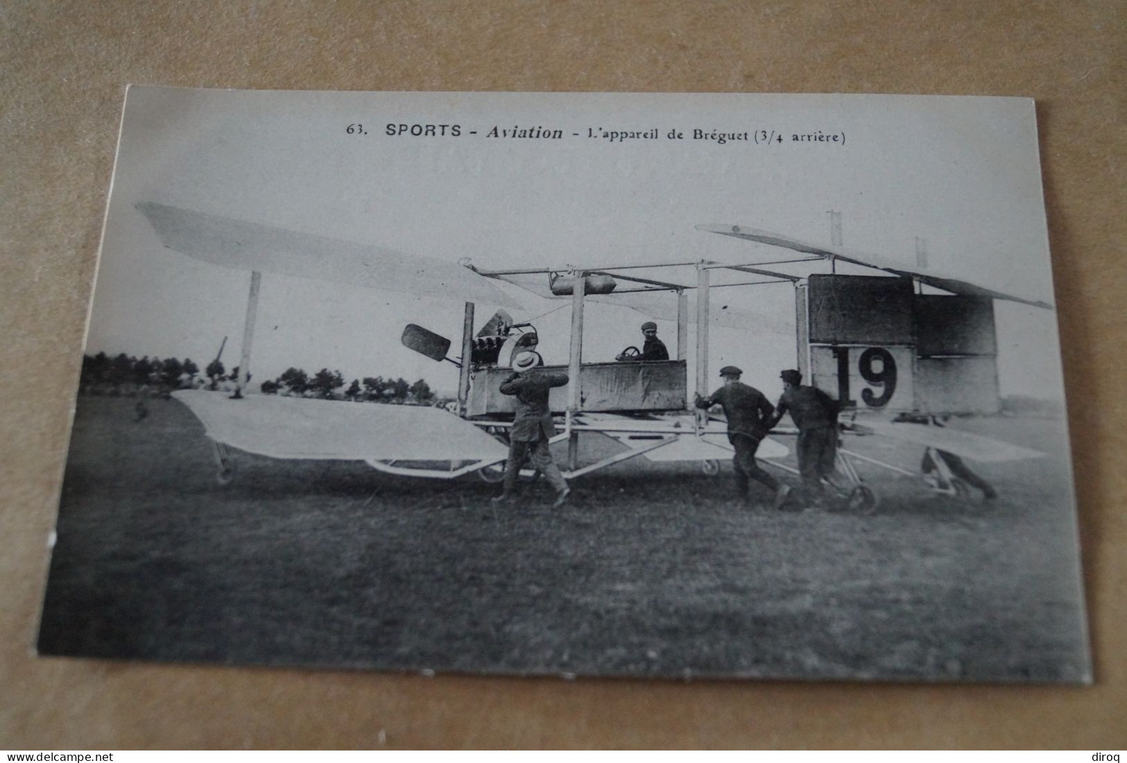 Aviation ,aviateur,l'Aéroplane De Breguet, Ancienne Carte Postale,collection - Piloten