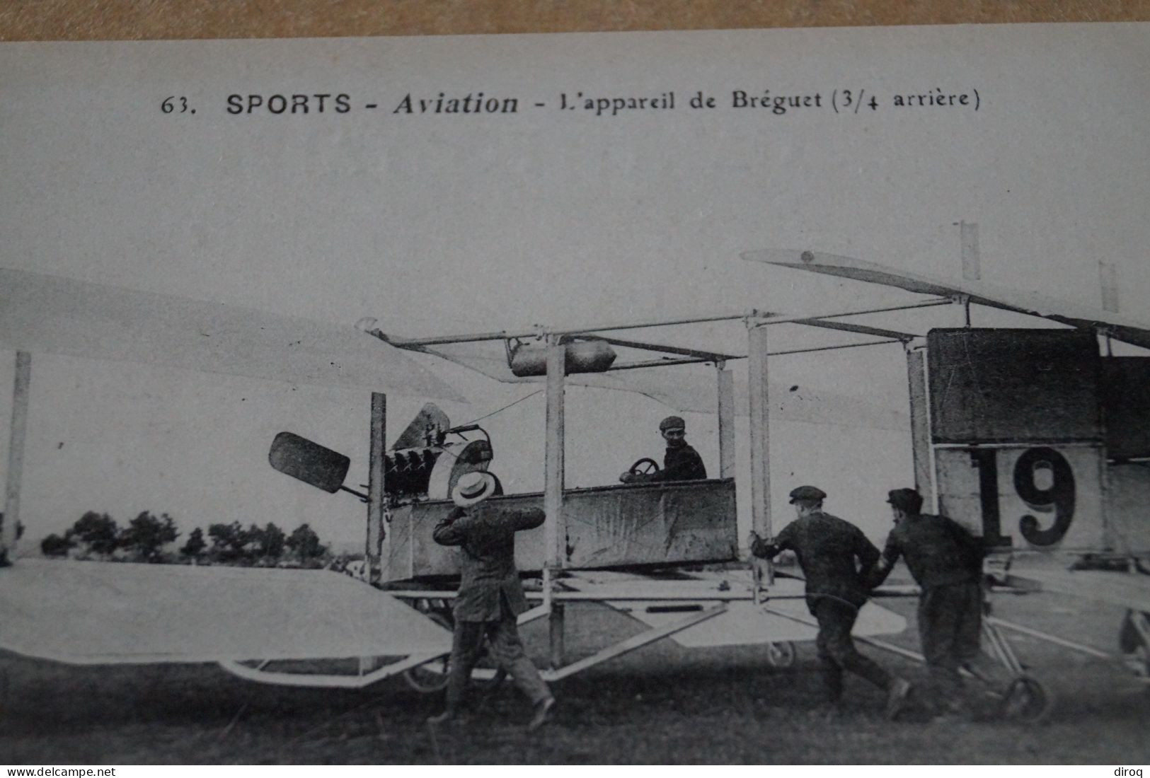 Aviation ,aviateur,l'Aéroplane De Breguet, Ancienne Carte Postale,collection - Airmen, Fliers