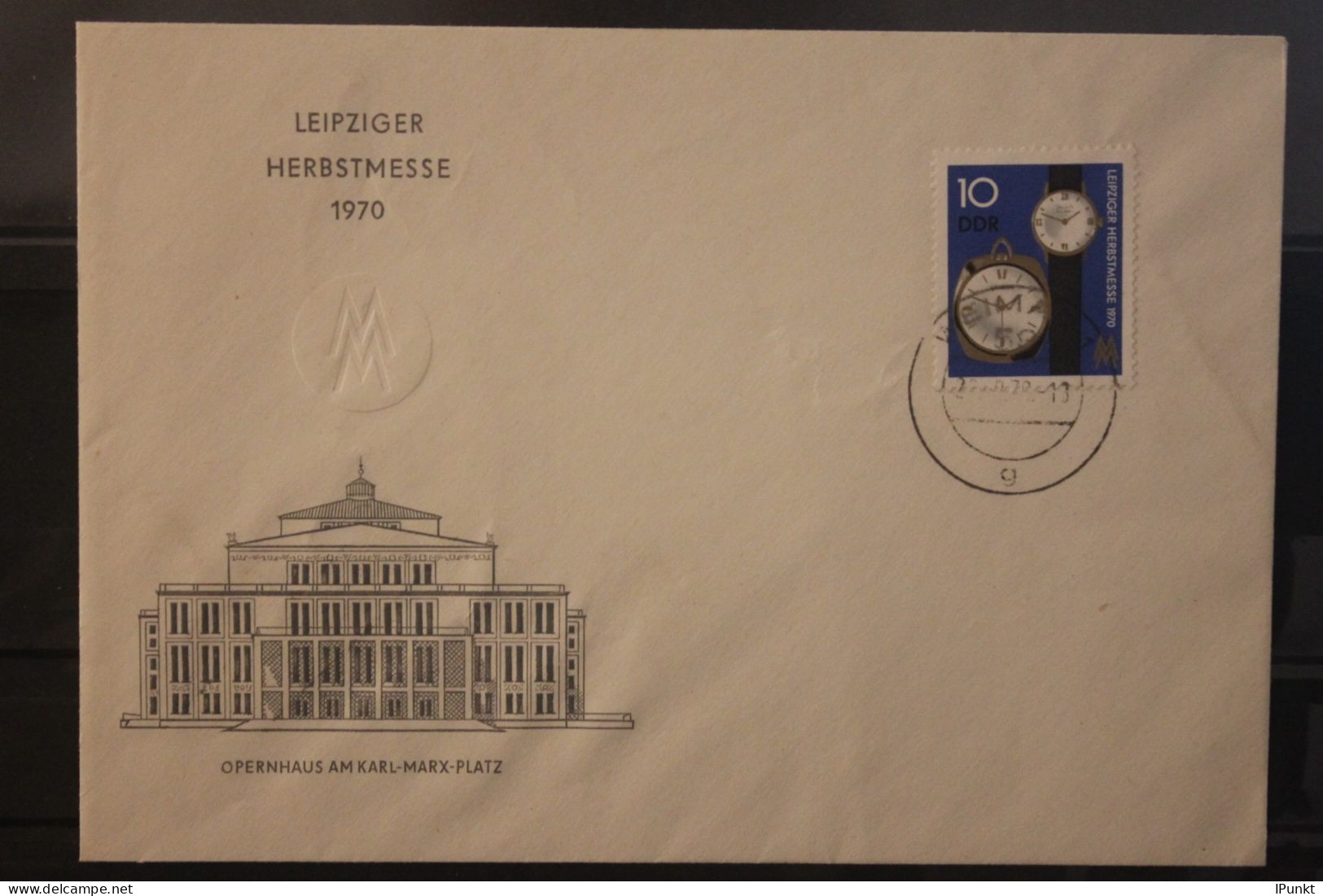 DDR 1970;  Leipziger Herbstmesse 1970, Messebrief; MiNr. 1601 - Buste - Usati