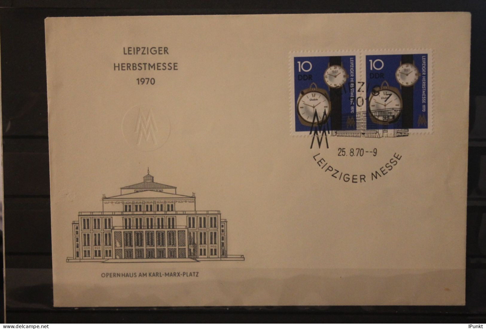 DDR 1970;  Leipziger Herbstmesse 1970, Messebrief; MiNr. 1601; FDC - Briefomslagen - Gebruikt
