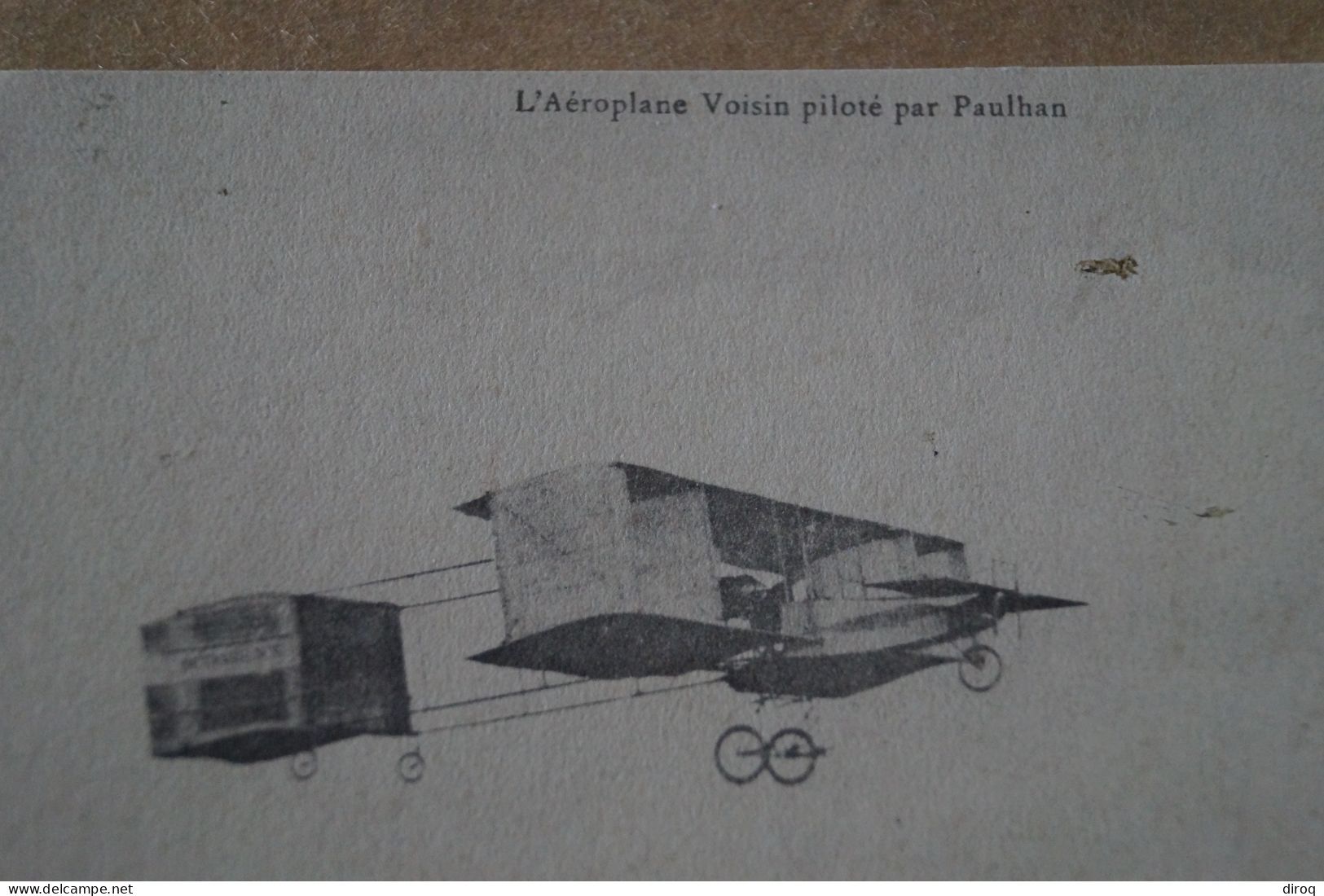 Aviation ,aviateur,l'Aéroplane Voisin Piloté Par Paulhan, Ancienne Carte Postale,collection - Aviatori