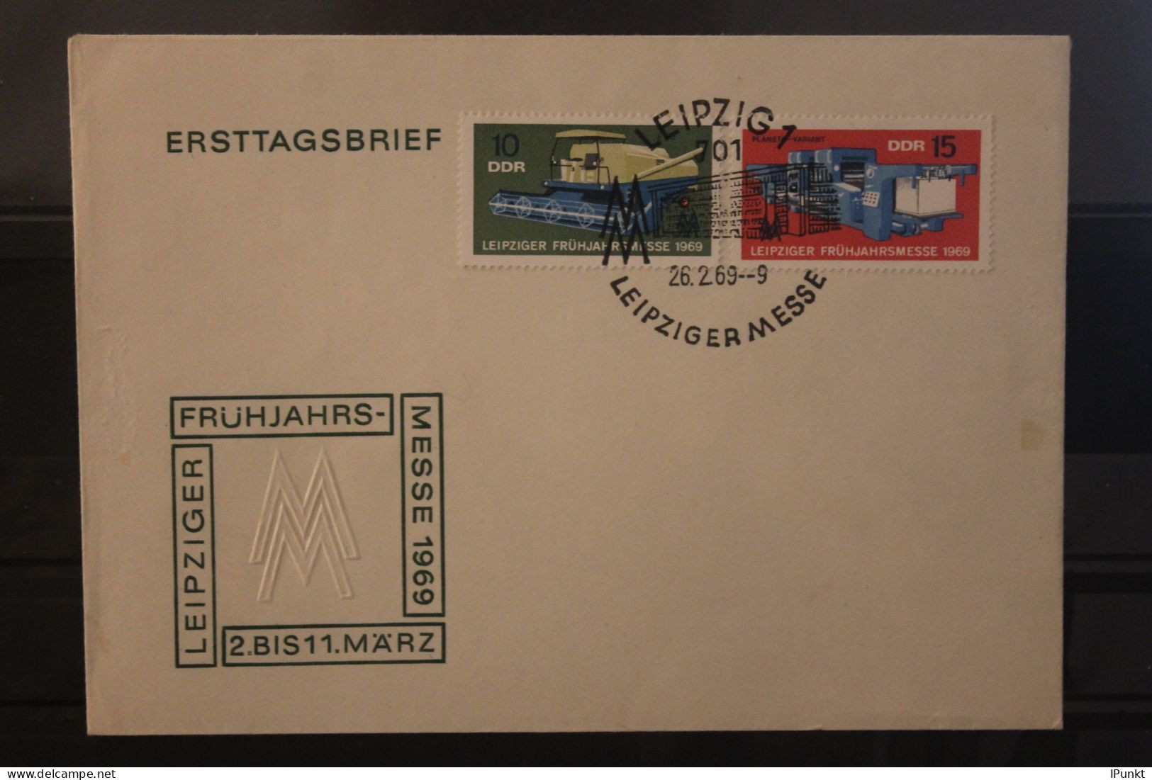 DDR 1969;  Leipziger Frühjahrsmesse 1969, Messebrief; MiNr. 1448-49; FDC - Sobres - Usados