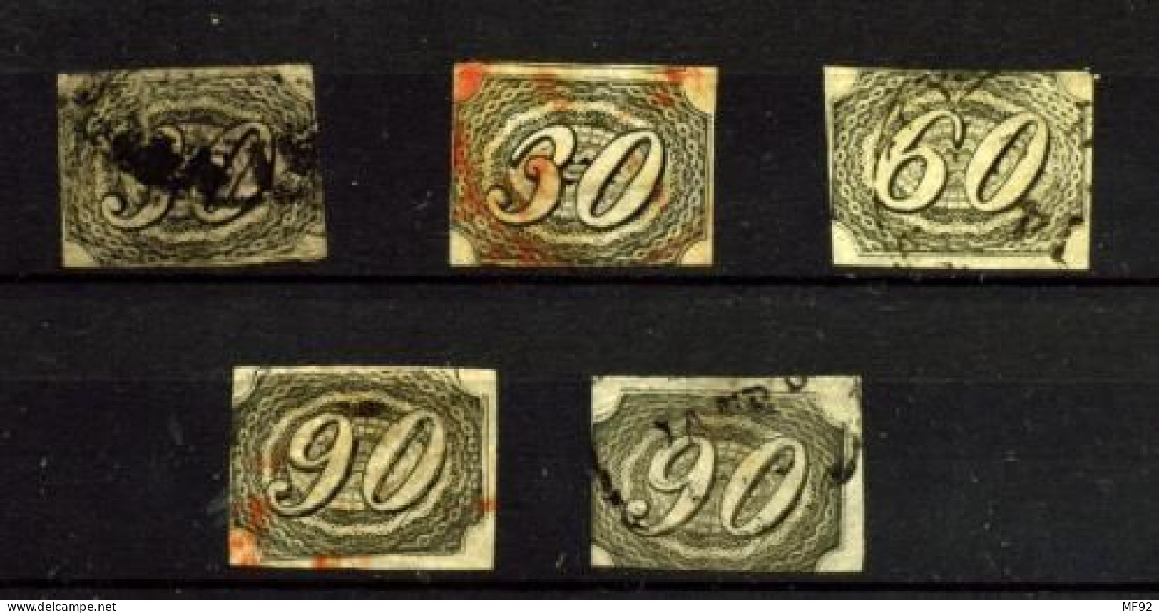 Brasil Nº 5/7 - Used Stamps