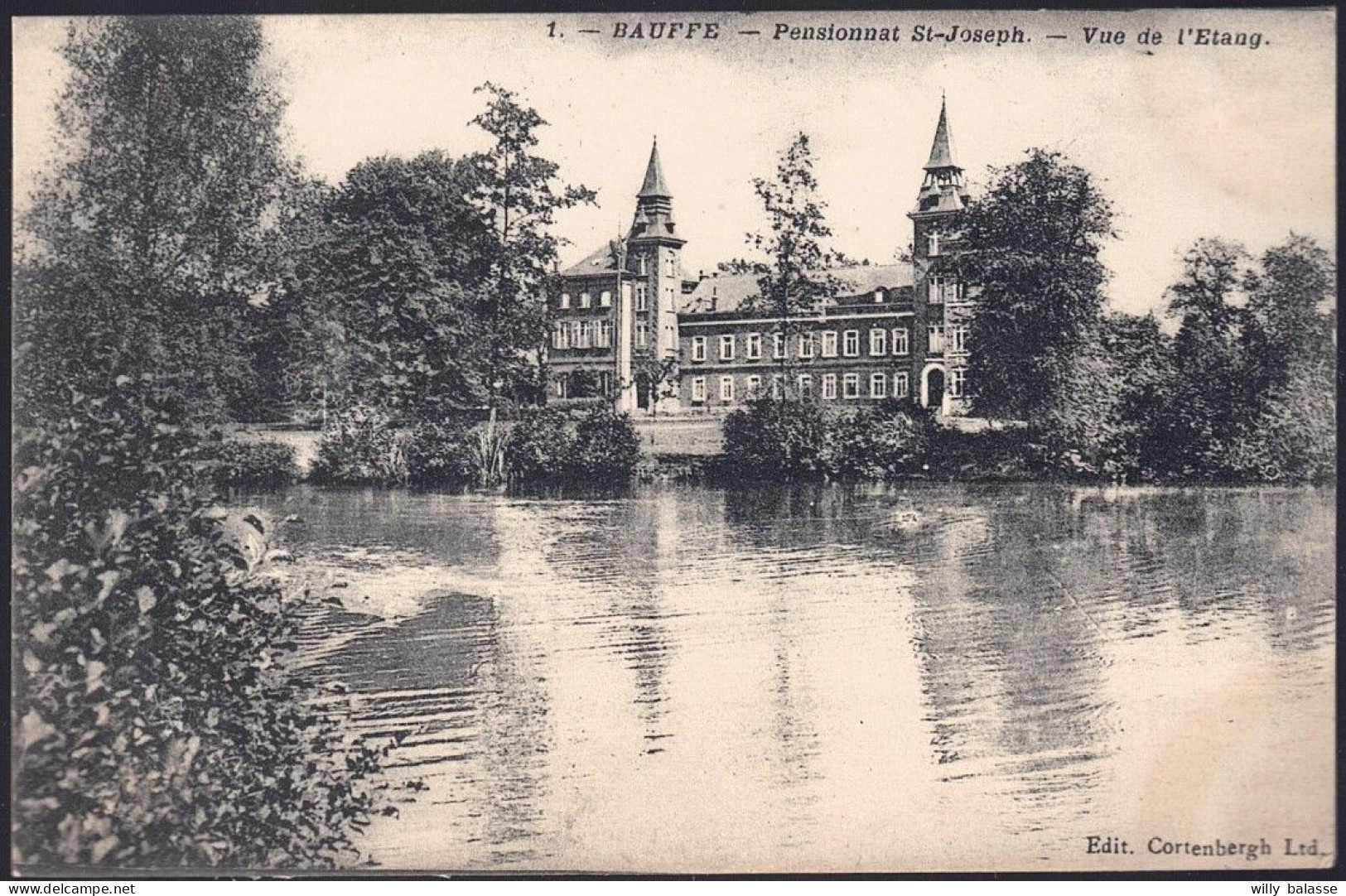 +++ CPA - BAUFFE - Pensionnat St Joseph - Vue De L'Etang  // - Lens