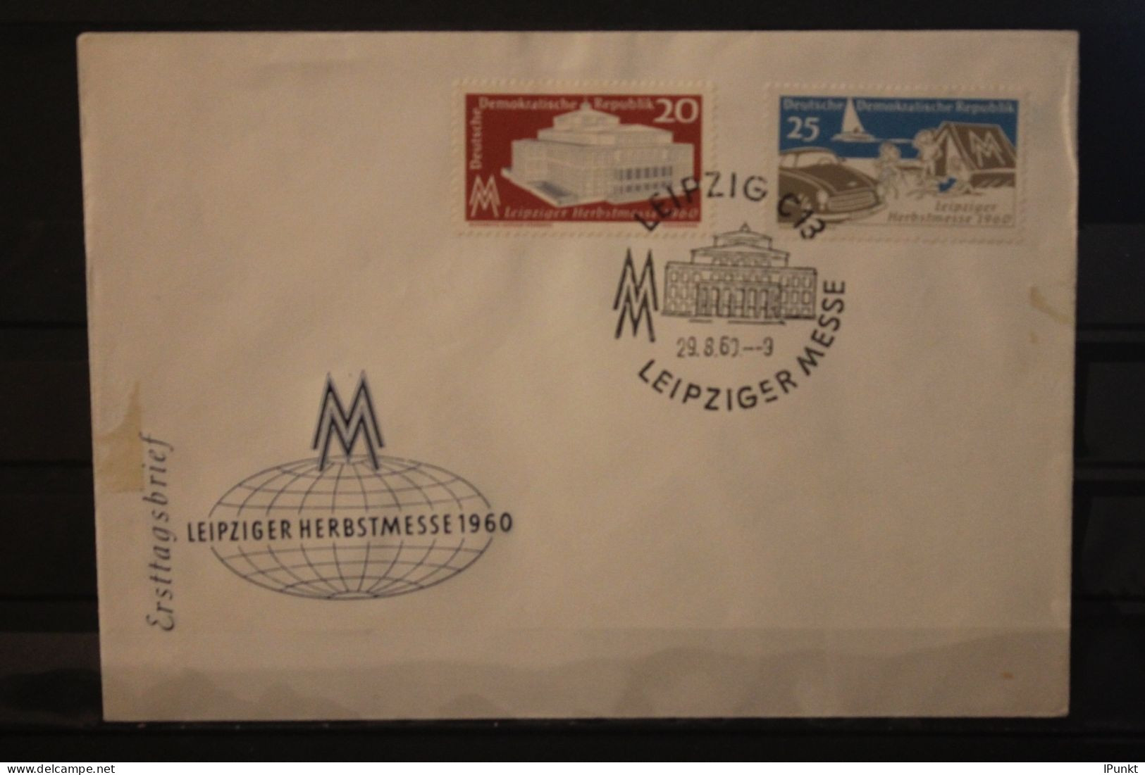 DDR 1960;  Leipziger Herbstmesse 1960, Messebrief; MiNr. 781-82 - Covers - Used