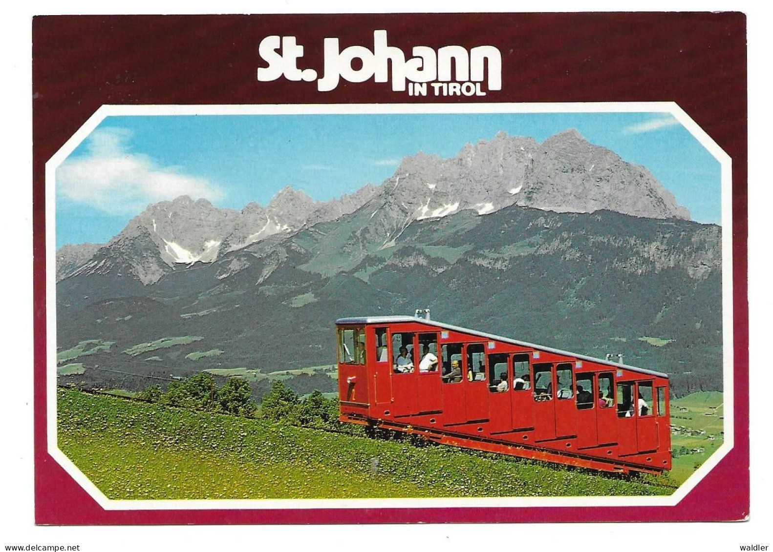 6380  ST. JOHANN IN TIROL  --  BERGBAHN - St. Johann In Tirol