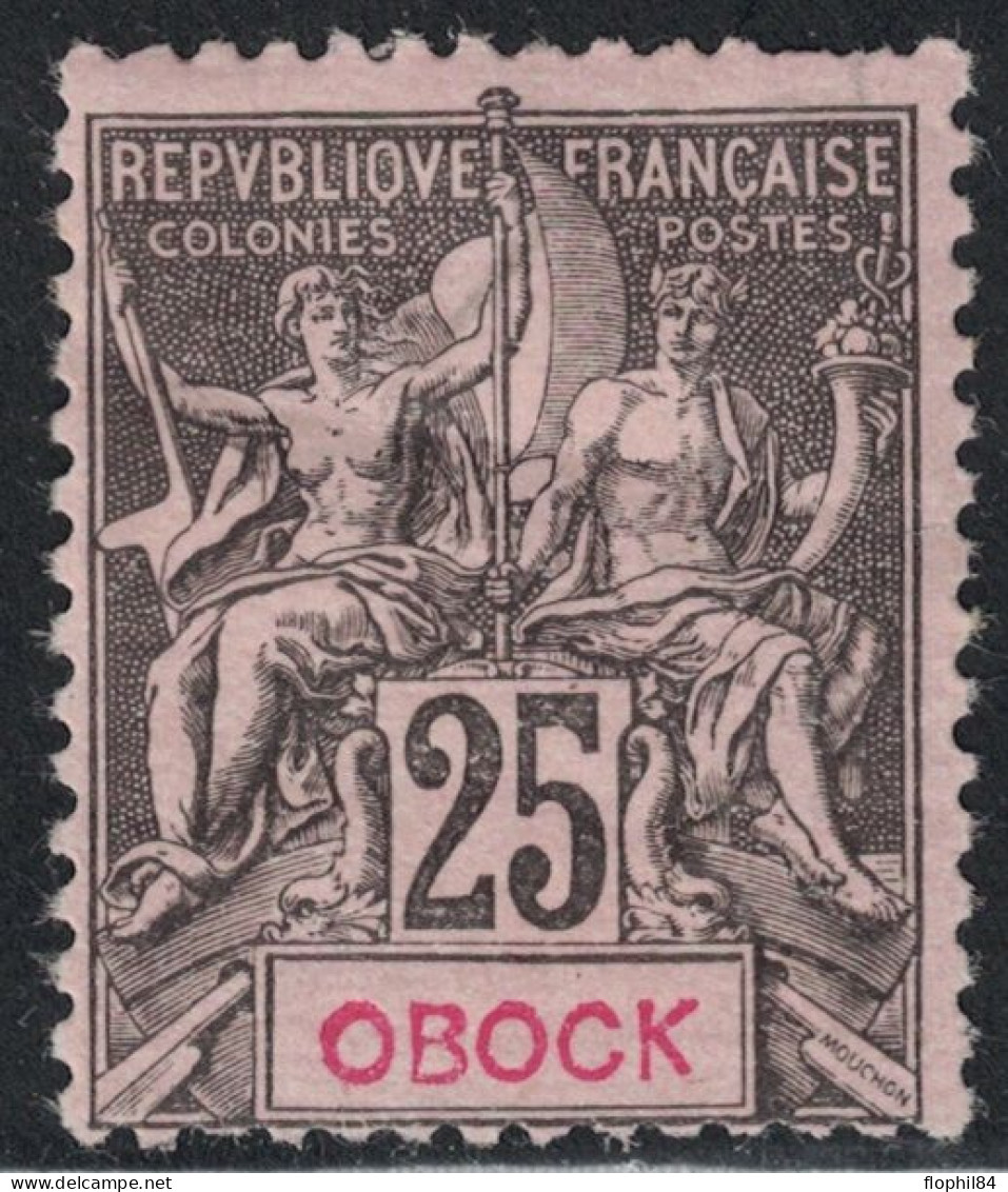 OBOCK - N°39 - NEUF AVEC GOMME - TRACE DE CHARNIERE - COTE 33€. - Nuovi