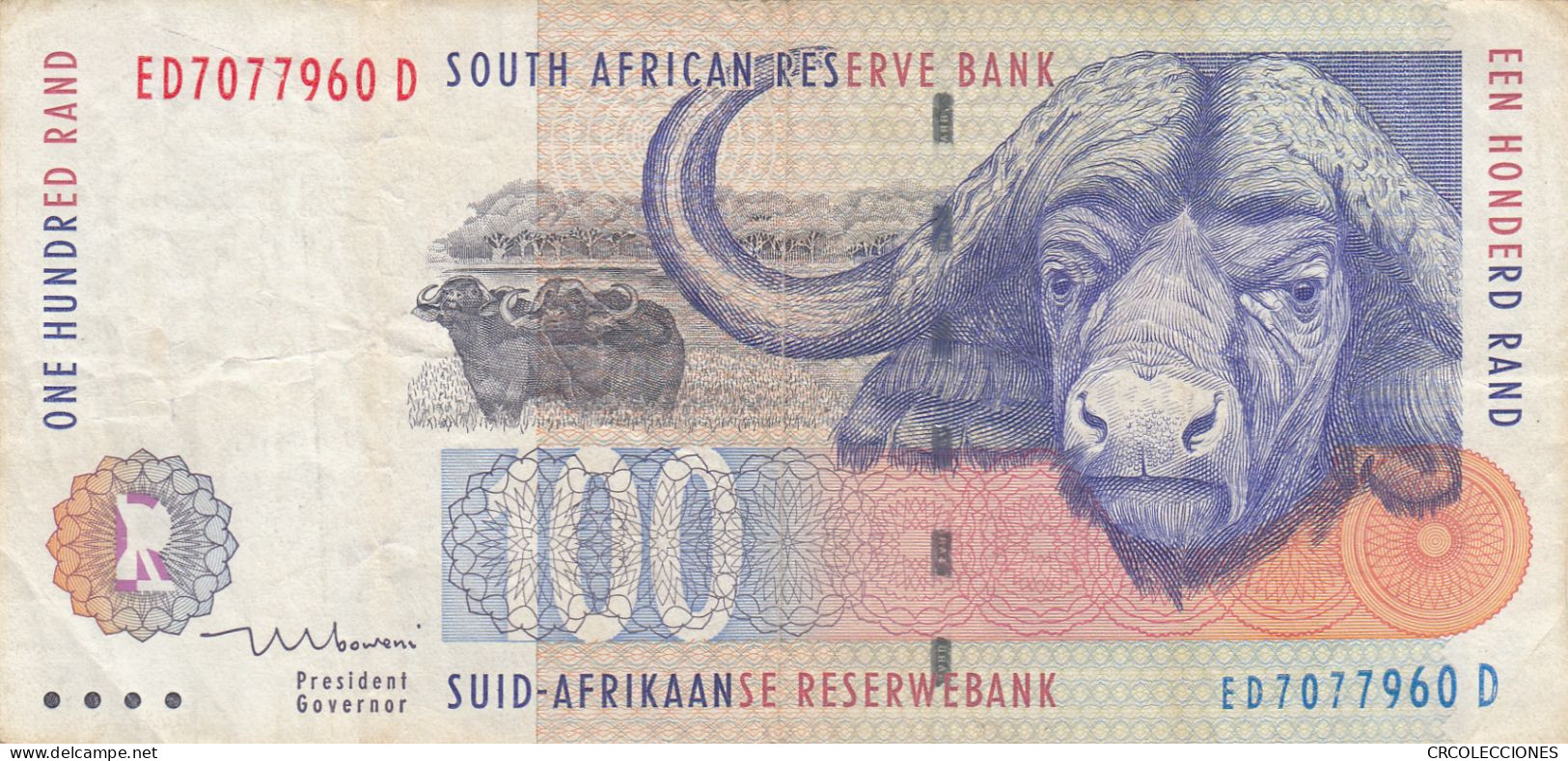 CRBX264 BILLETE SUDAFRICA 100 RAND 1994 BC - Afrique Du Sud