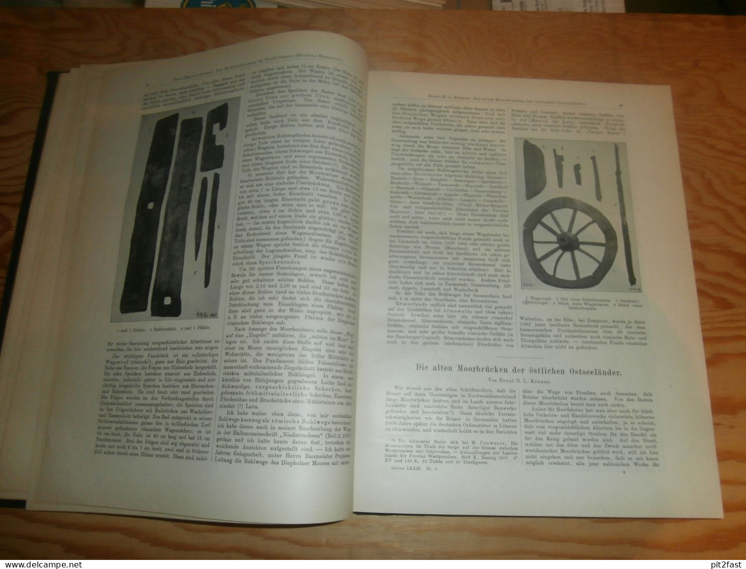 Völkerkunde Januar bis Juni 1898, gebundene GLOBUS Zeitschriften , Expedition , Kolonie , Reise , Berichte , Etnologie !