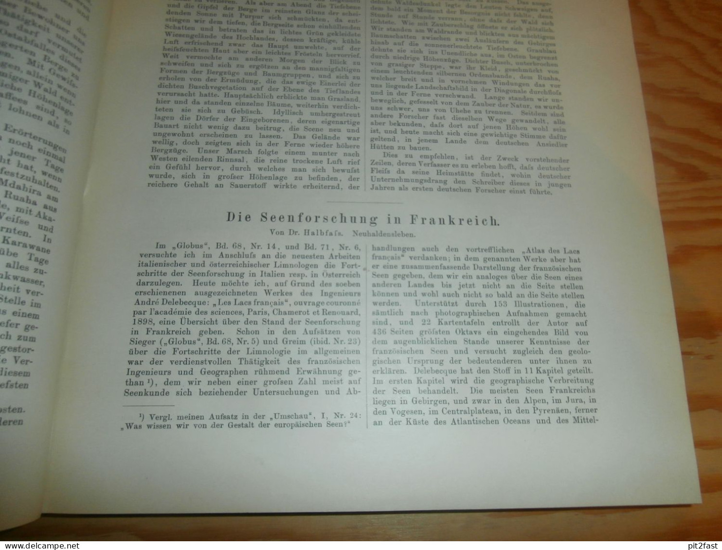 Völkerkunde Januar bis Juni 1898, gebundene GLOBUS Zeitschriften , Expedition , Kolonie , Reise , Berichte , Etnologie !