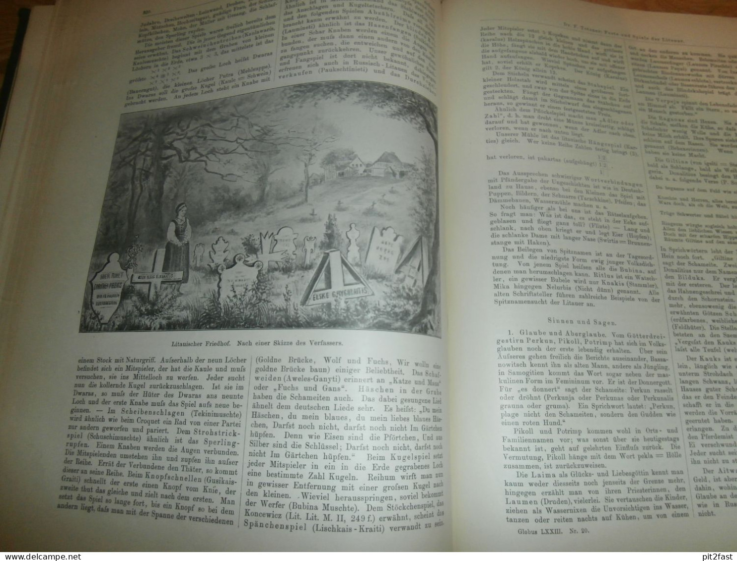 Völkerkunde Januar bis Juni 1898, gebundene GLOBUS Zeitschriften , Expedition , Kolonie , Reise , Berichte , Etnologie !