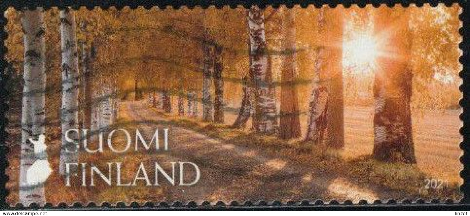 Finlande 2021 Yv. N°2723 - Paysages D'automne - Allée D'arbres - Oblitéré - Gebraucht