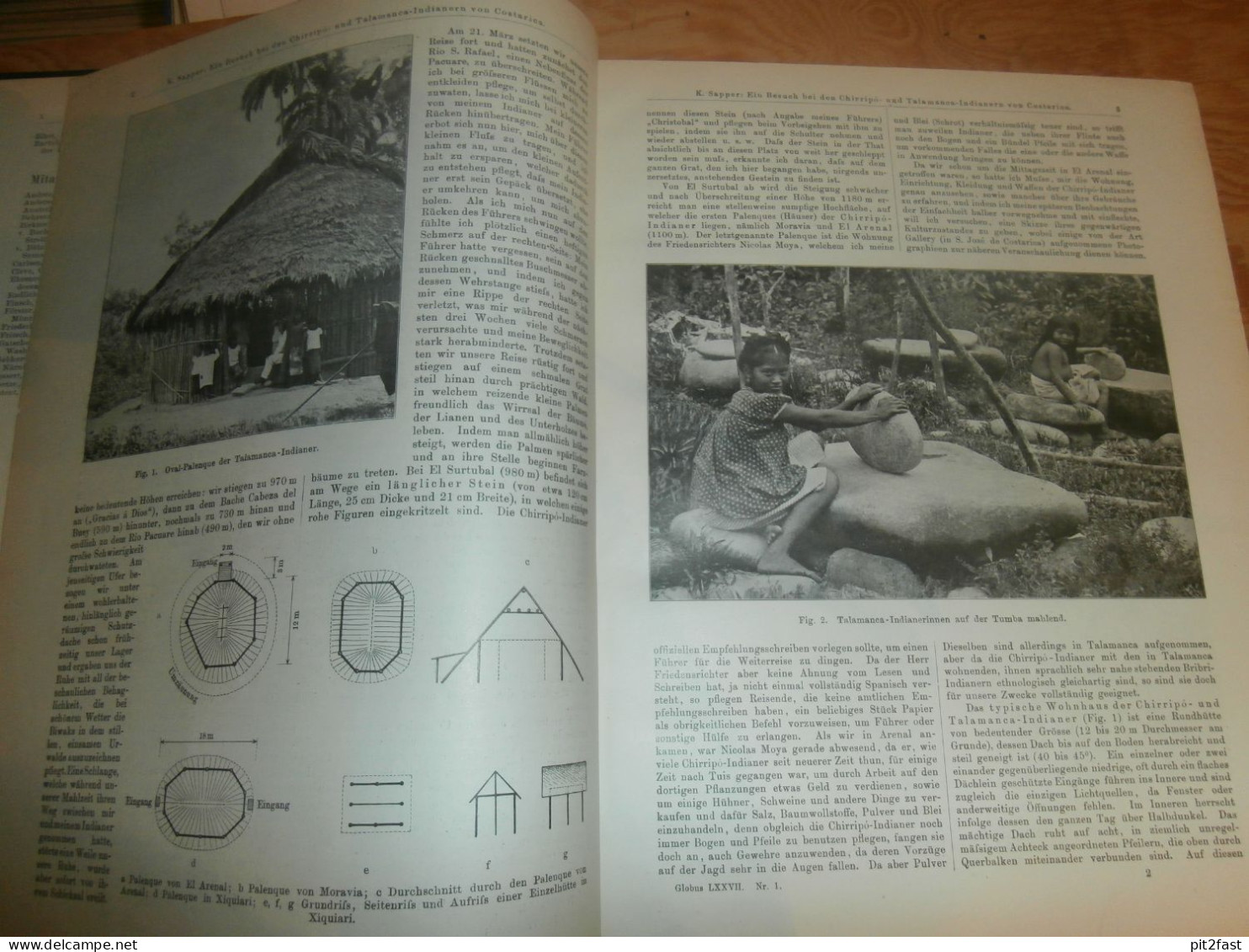 Völkerkunde Januar Bis Juni 1900 Gebundene GLOBUS Zeitschriften , Expedition , Kolonie , Reise , Berichte , Etnologie ! - 4. Neuzeit (1789-1914)