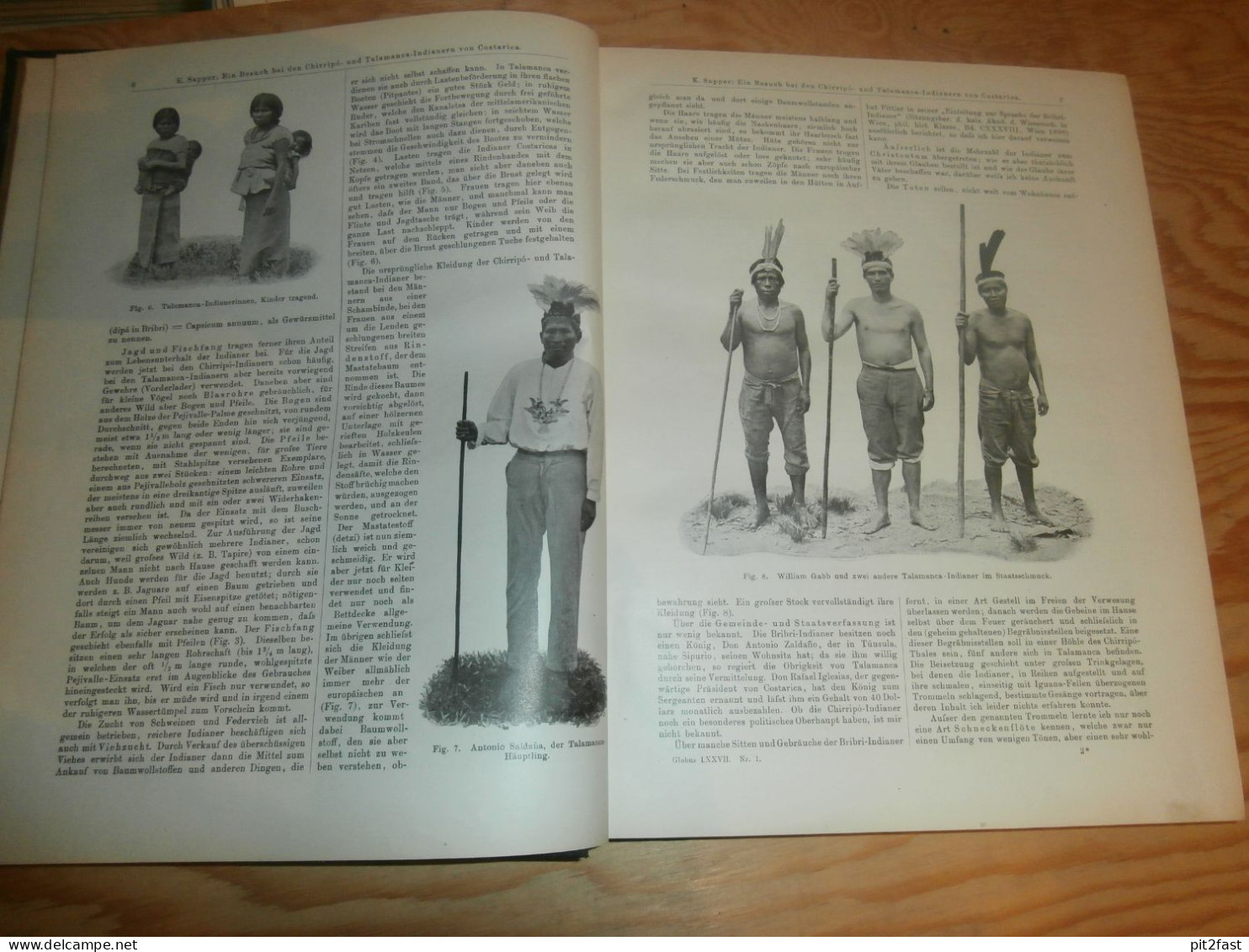 Völkerkunde Januar bis Juni 1900 gebundene GLOBUS Zeitschriften , Expedition , Kolonie , Reise , Berichte , Etnologie !